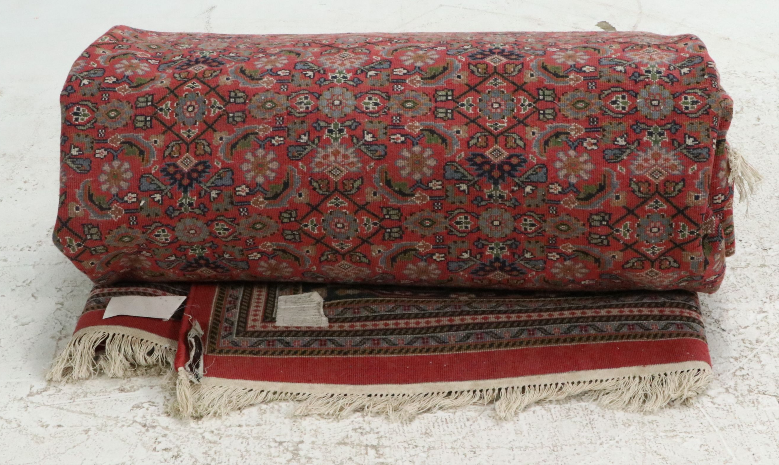 9'2 x 12'4 Hand-Knotted Indo-Persian Veramin Room-Sized Rug