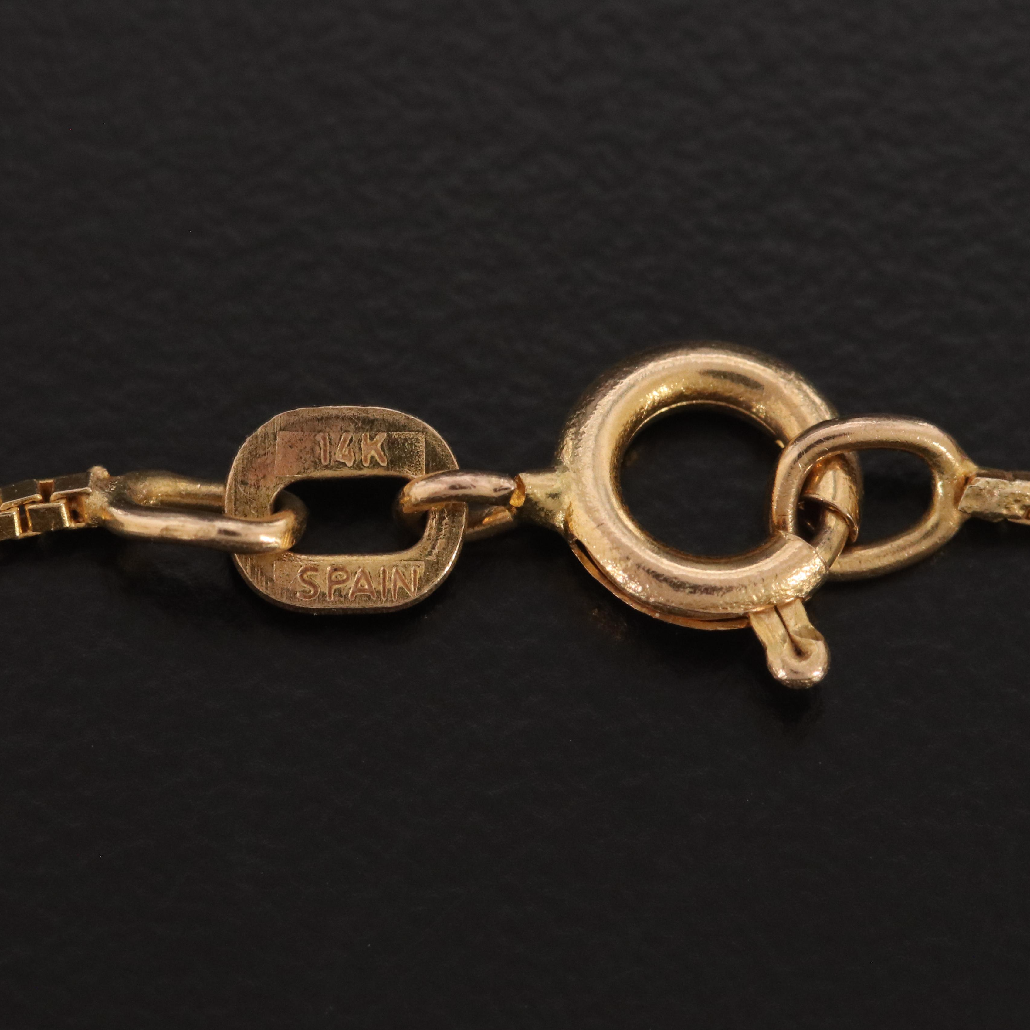 14K Sapphire and Diamond Heart Pendant Necklace