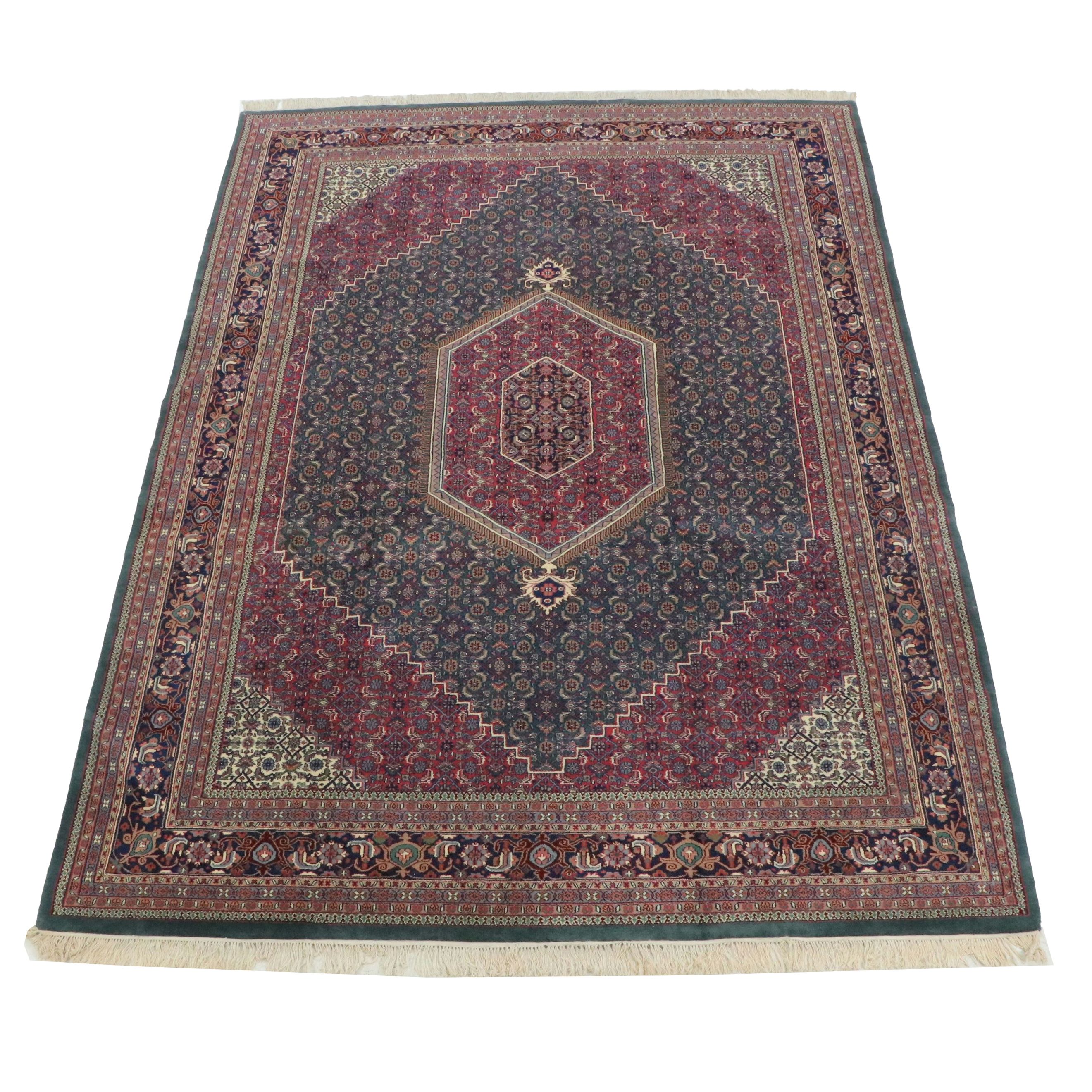 8'8 x 12'11 Hand-Knotted Persian Birjand Room Sized Rug