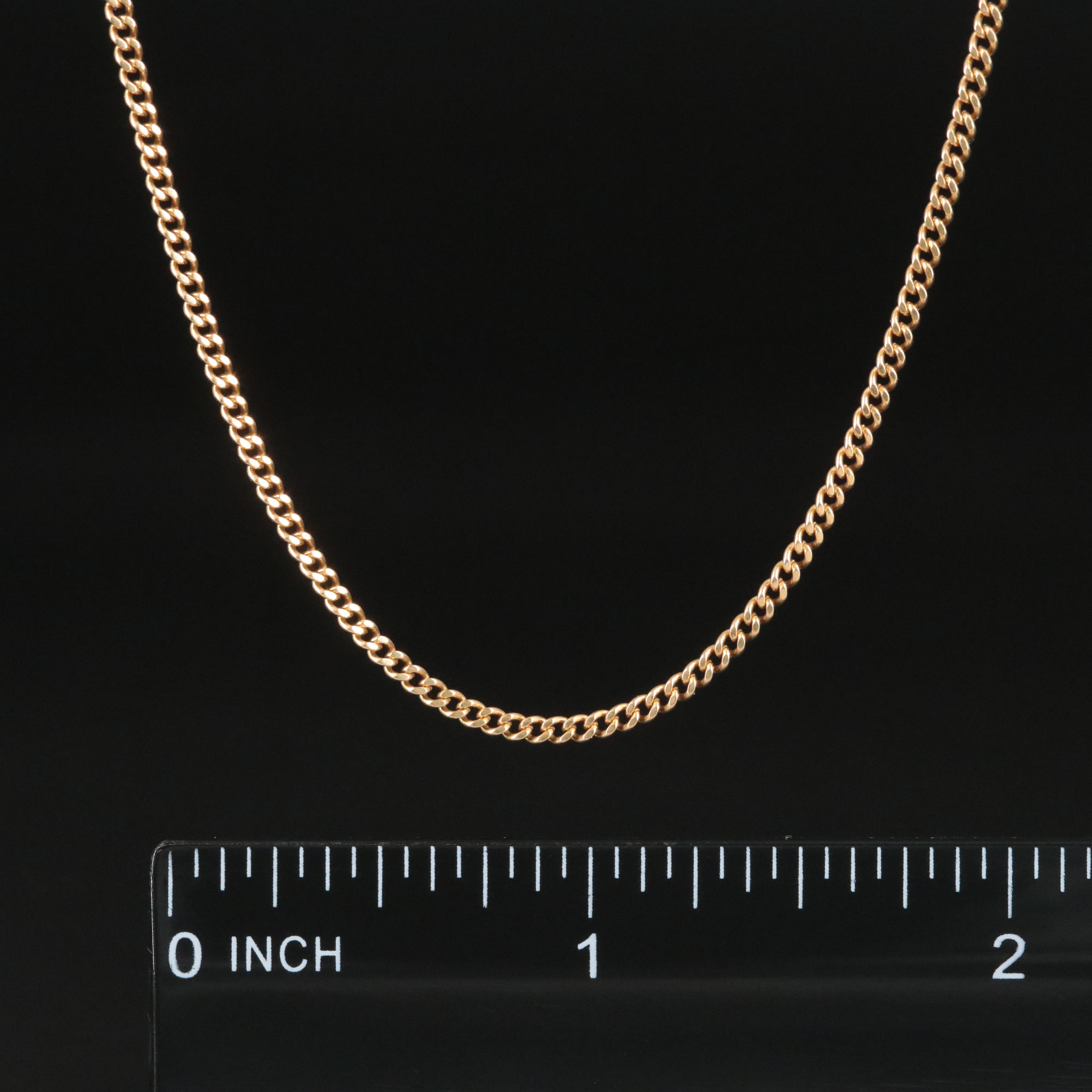 14K Curb Chain Necklace