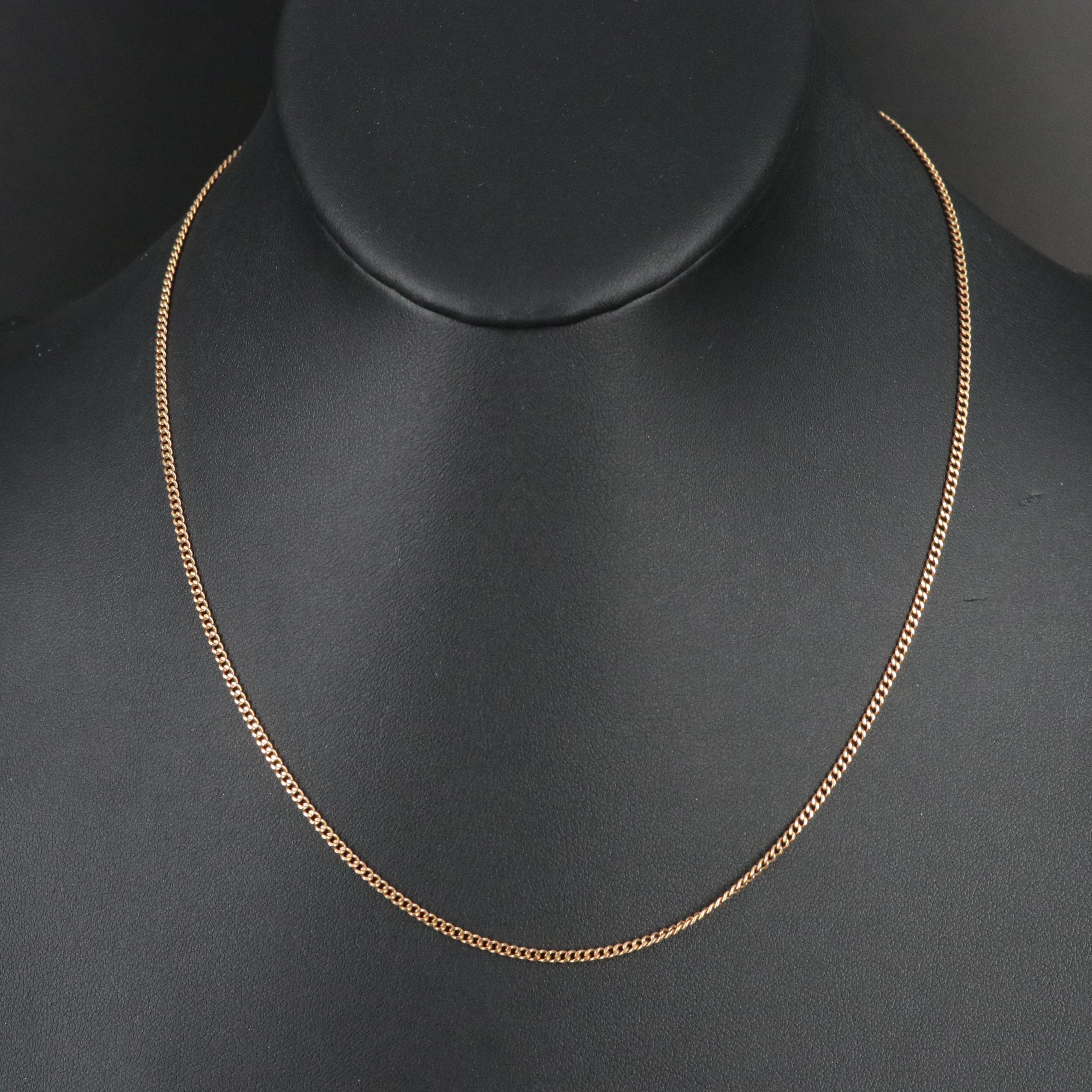 14K Curb Chain Necklace