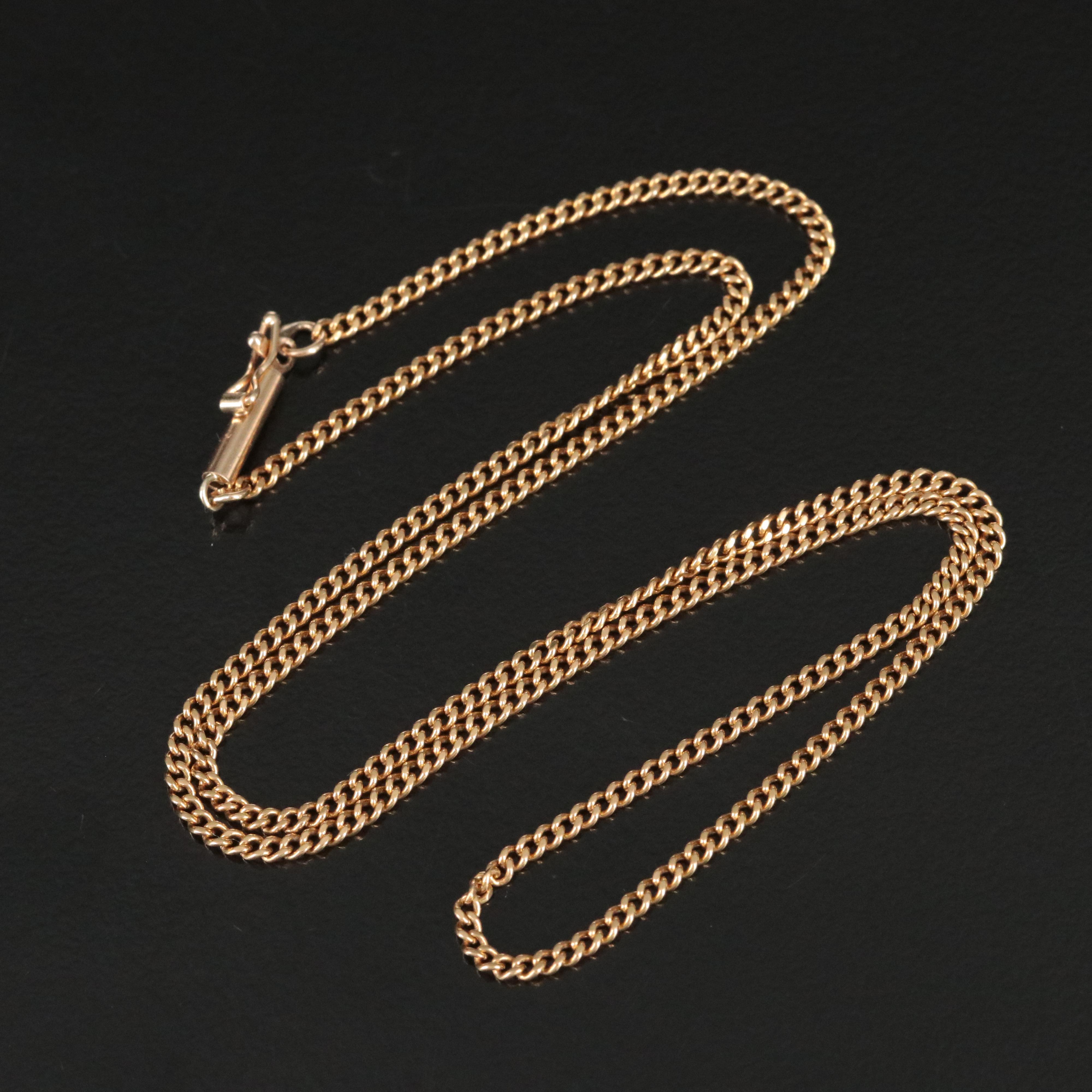 14K Curb Chain Necklace