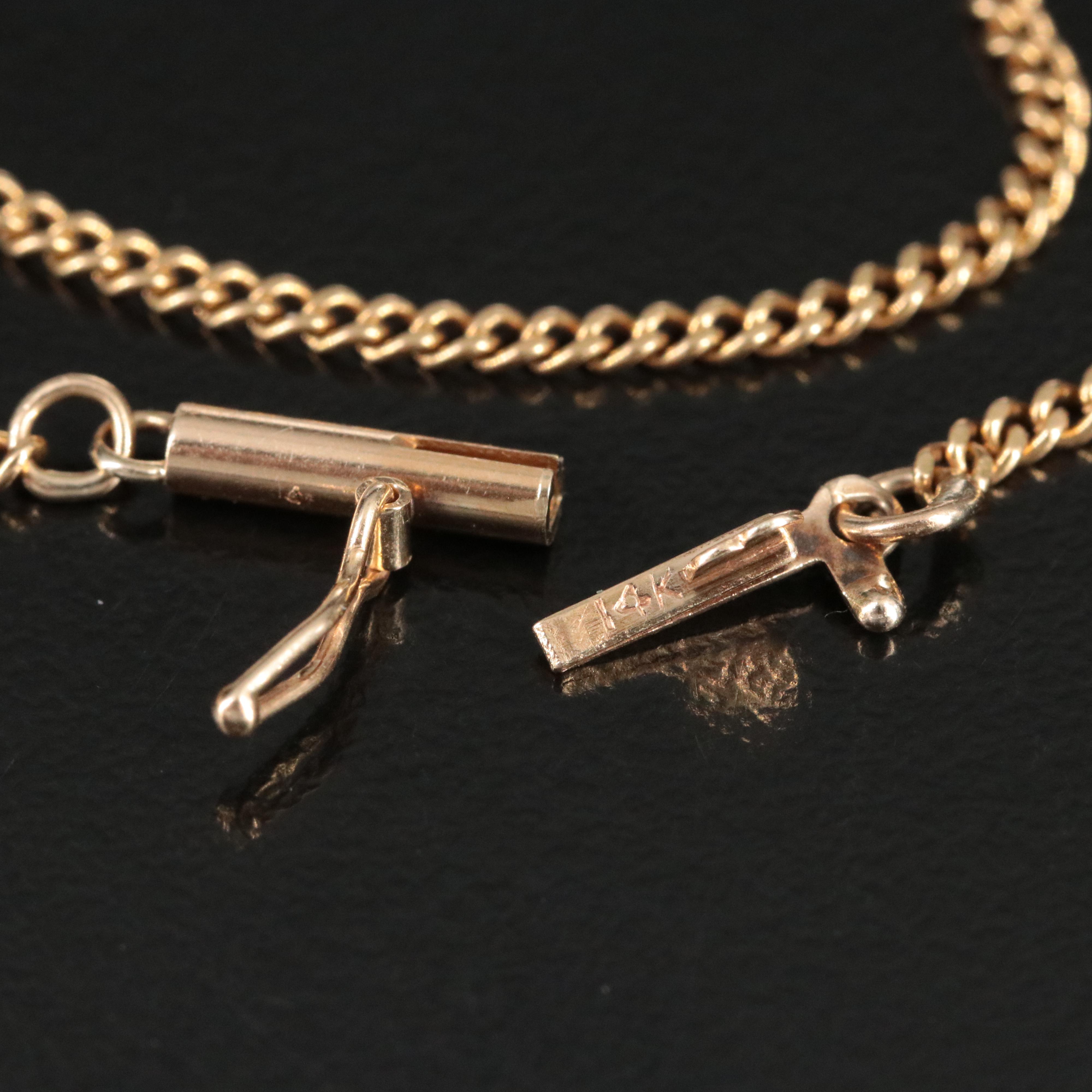 14K Curb Chain Necklace
