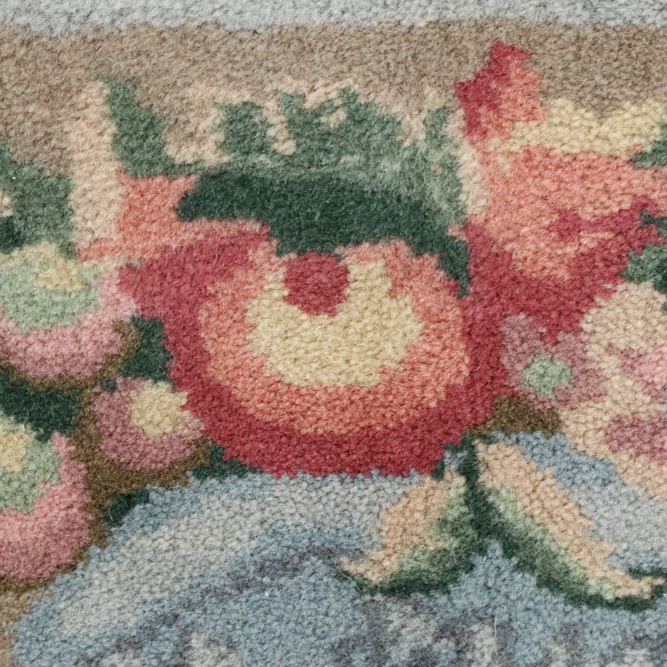 9'6 x 14'3 Hand-Knotted Sino-French Aubusson Room-Sized Rug