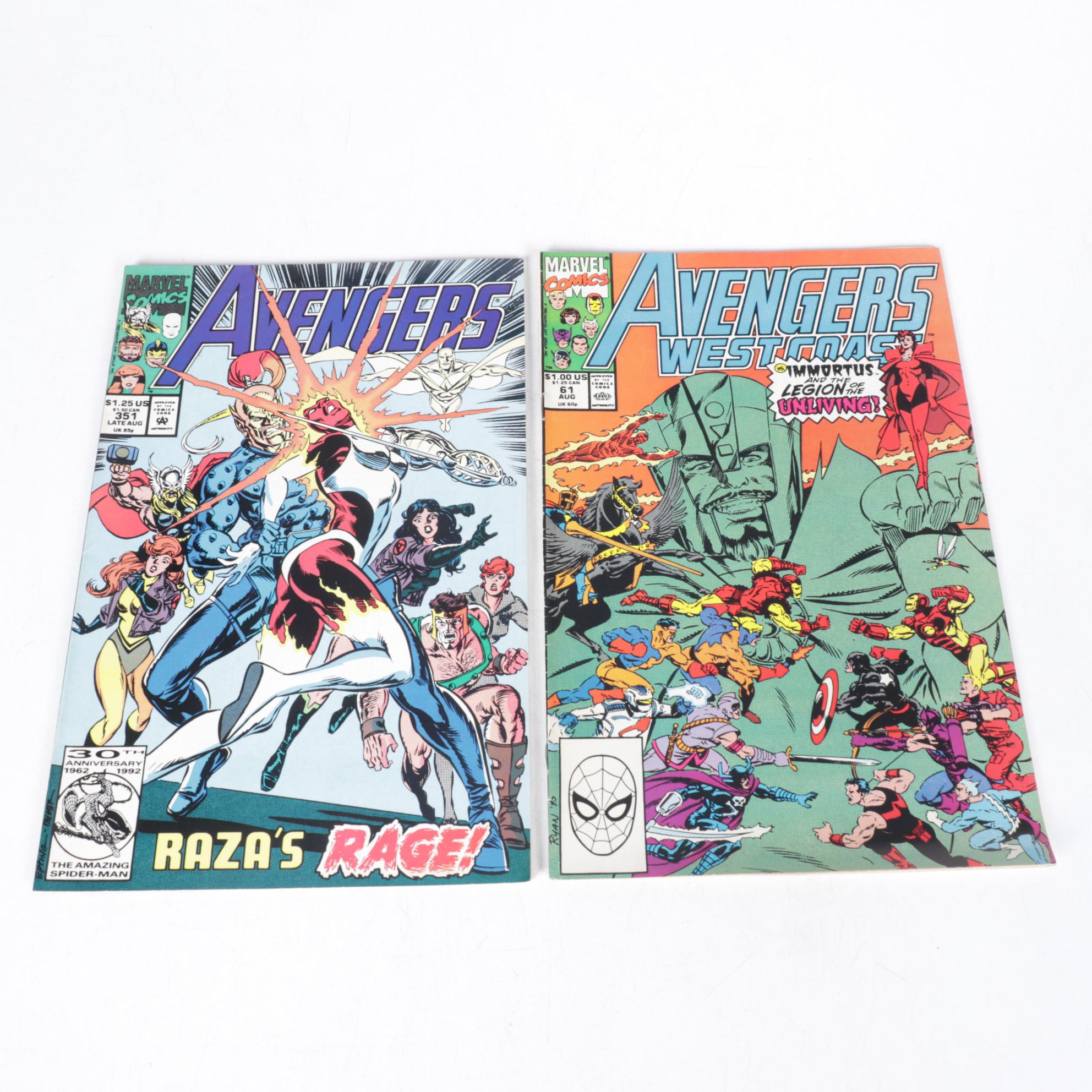 Bronze to Modern Age Marvel Comics Dark Avengers & Other Comic Collections