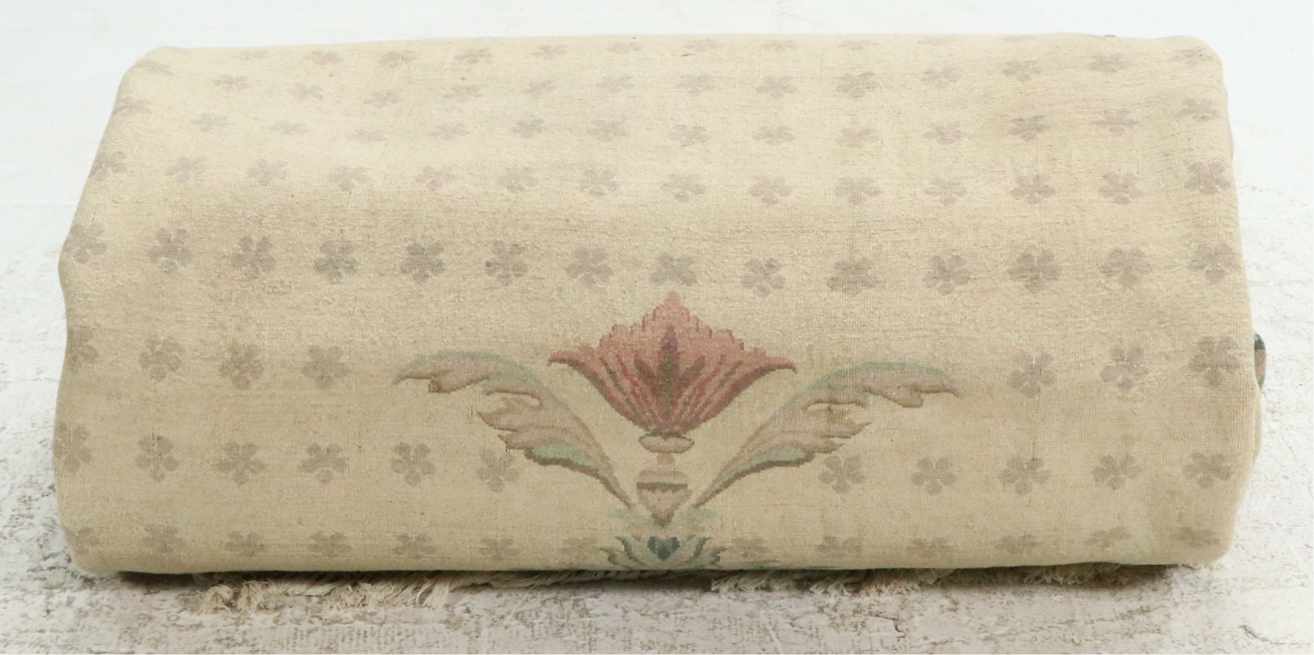 9'6 x 14'3 Hand-Knotted Sino-French Aubusson Room-Sized Rug