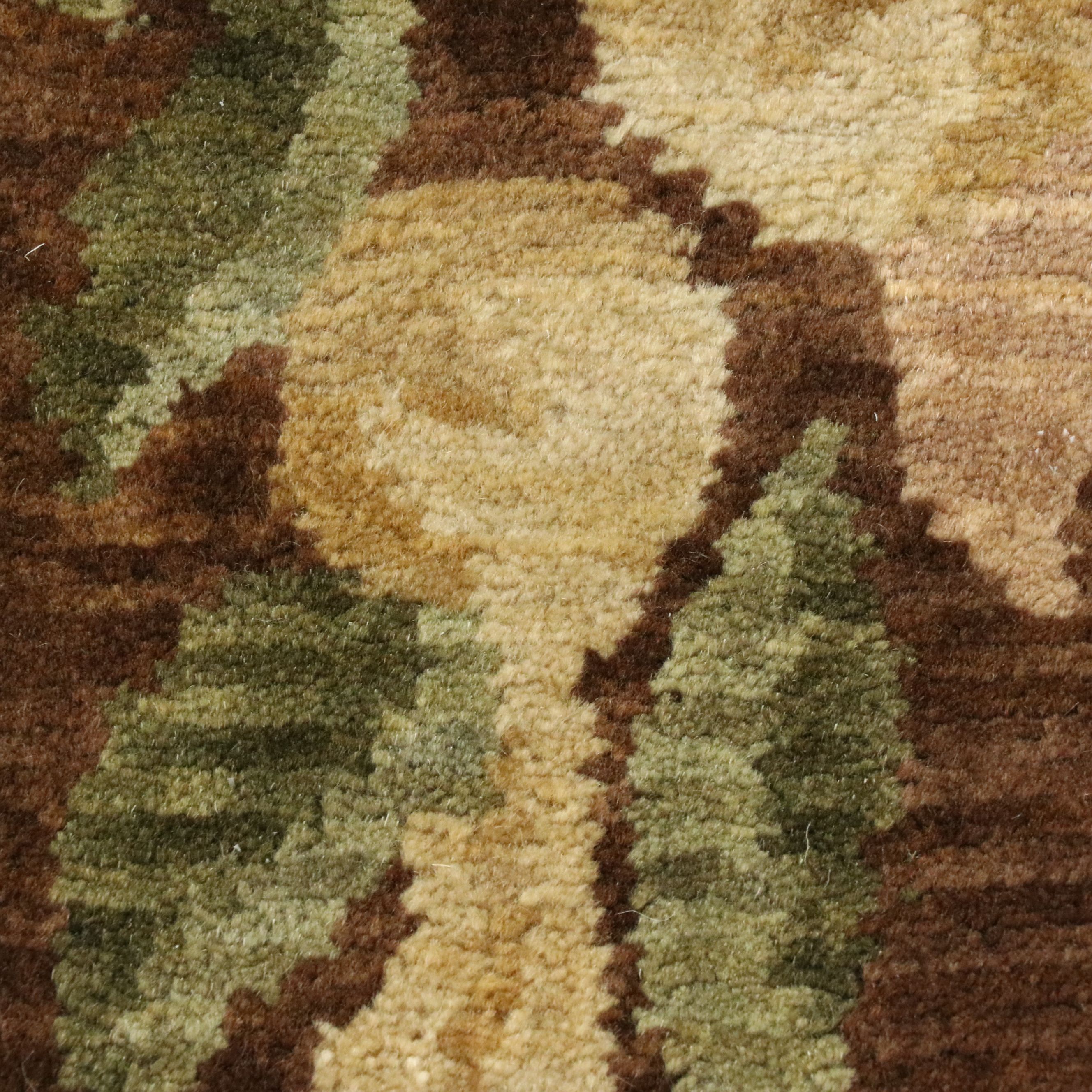 8'6 x 12'5 Hand-Knotted Nepalese French Aubusson Room Sized Rug