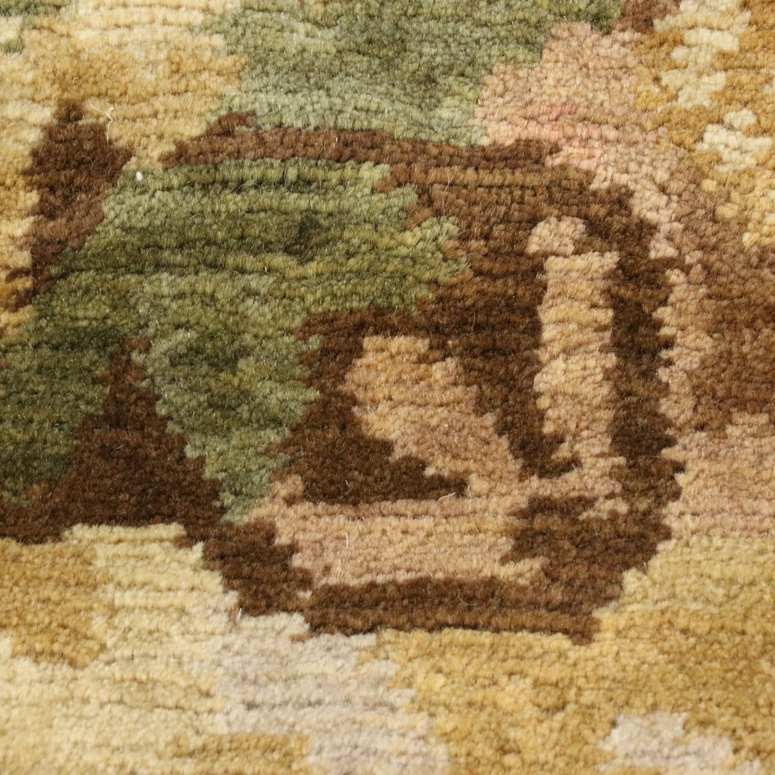 8'6 x 12'5 Hand-Knotted Nepalese French Aubusson Room Sized Rug