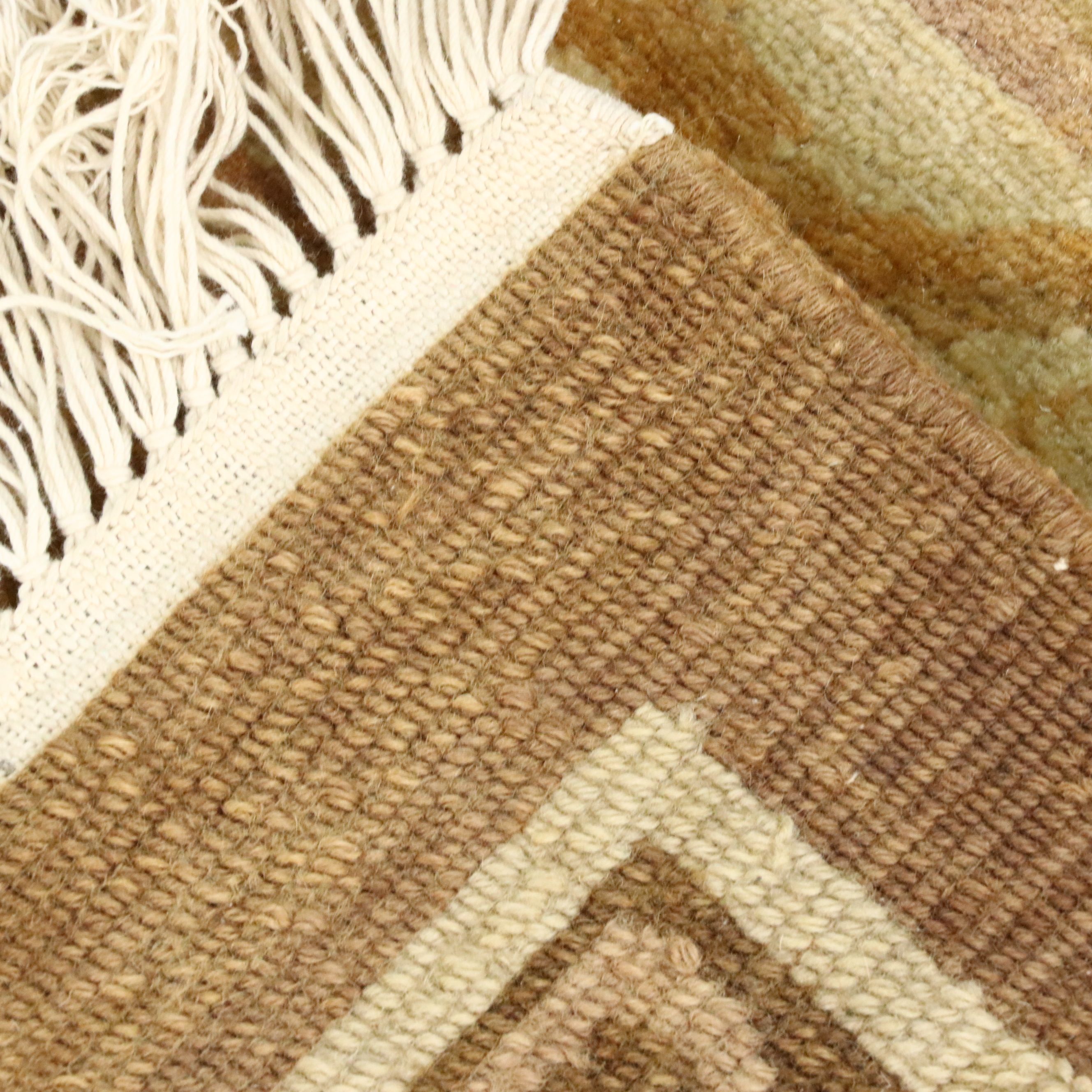 8'6 x 12'5 Hand-Knotted Nepalese French Aubusson Room Sized Rug