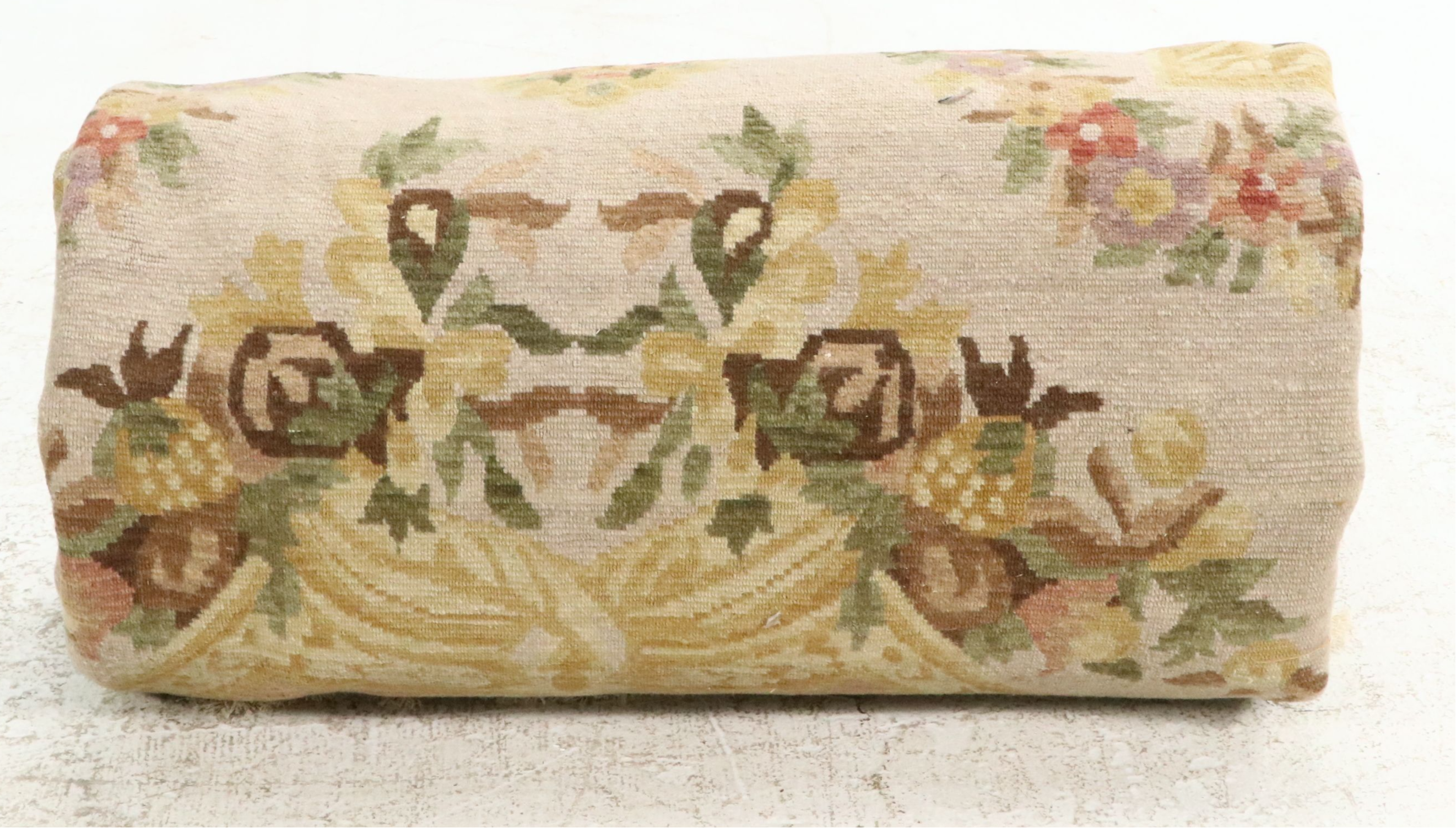 8'6 x 12'5 Hand-Knotted Nepalese French Aubusson Room Sized Rug