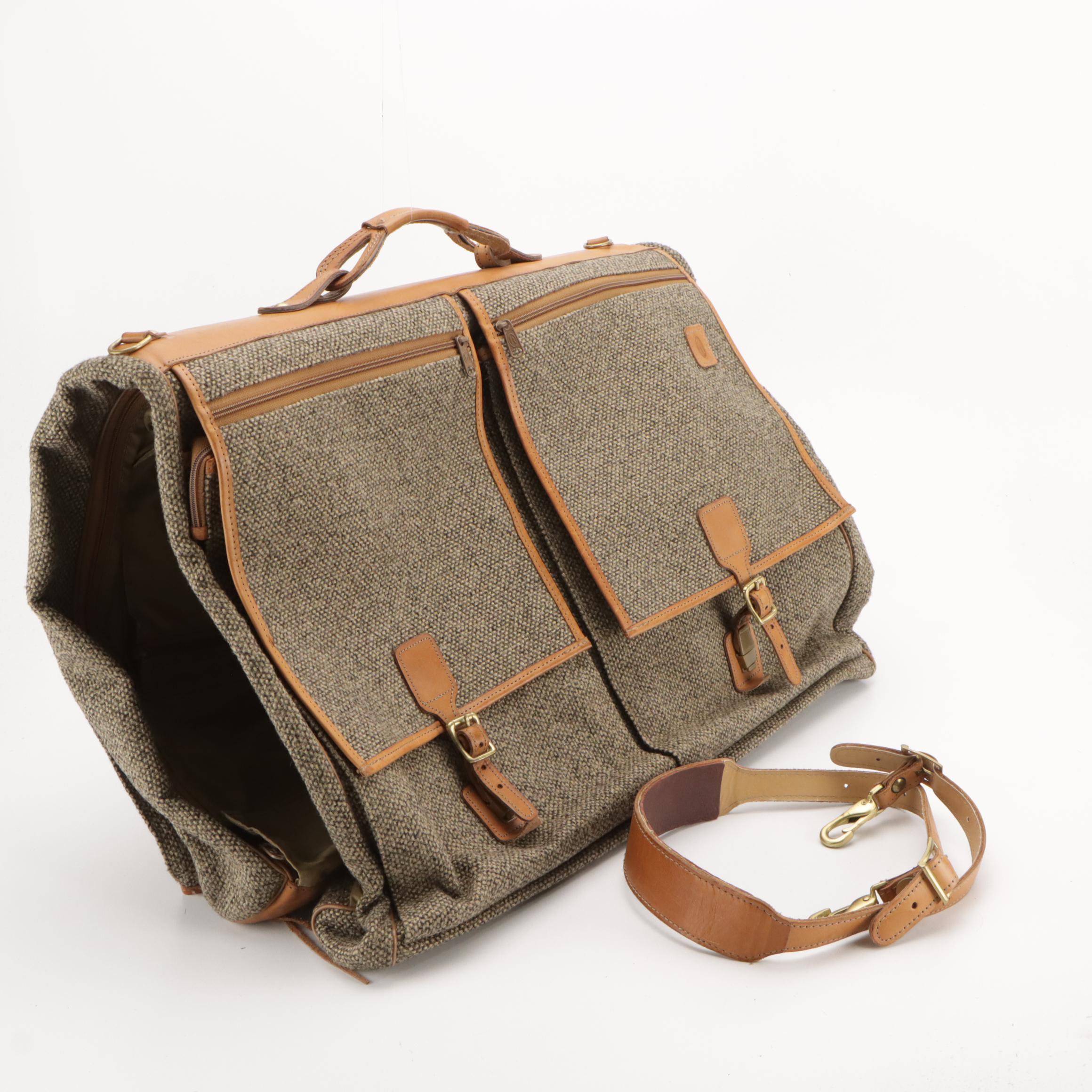 Hartmann Luggage "The Under" and Other Garment Travel Bags in Tweed and Leather
