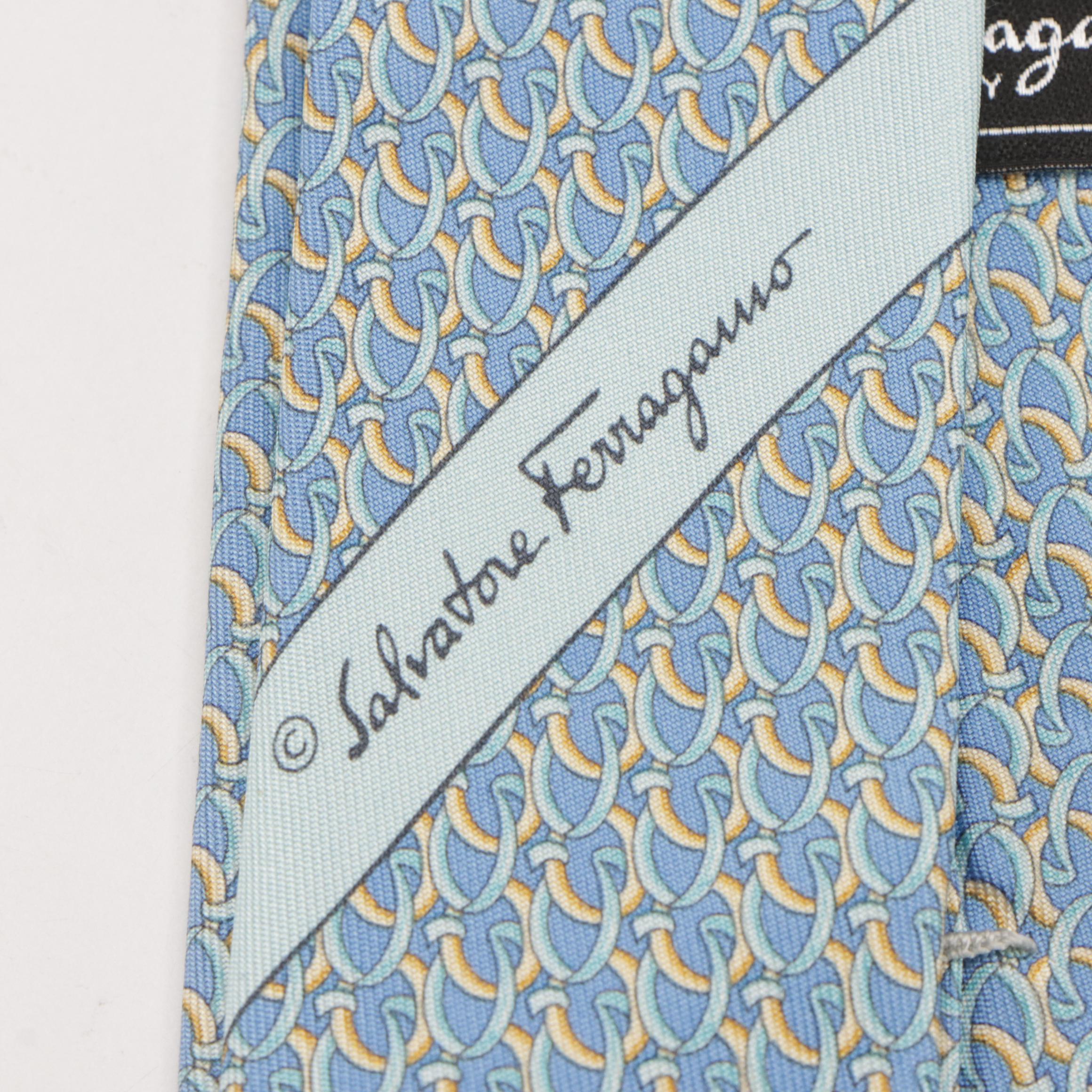 Salvatore Ferragamo Patterned Tall/Standard Neckties in Silk Twill