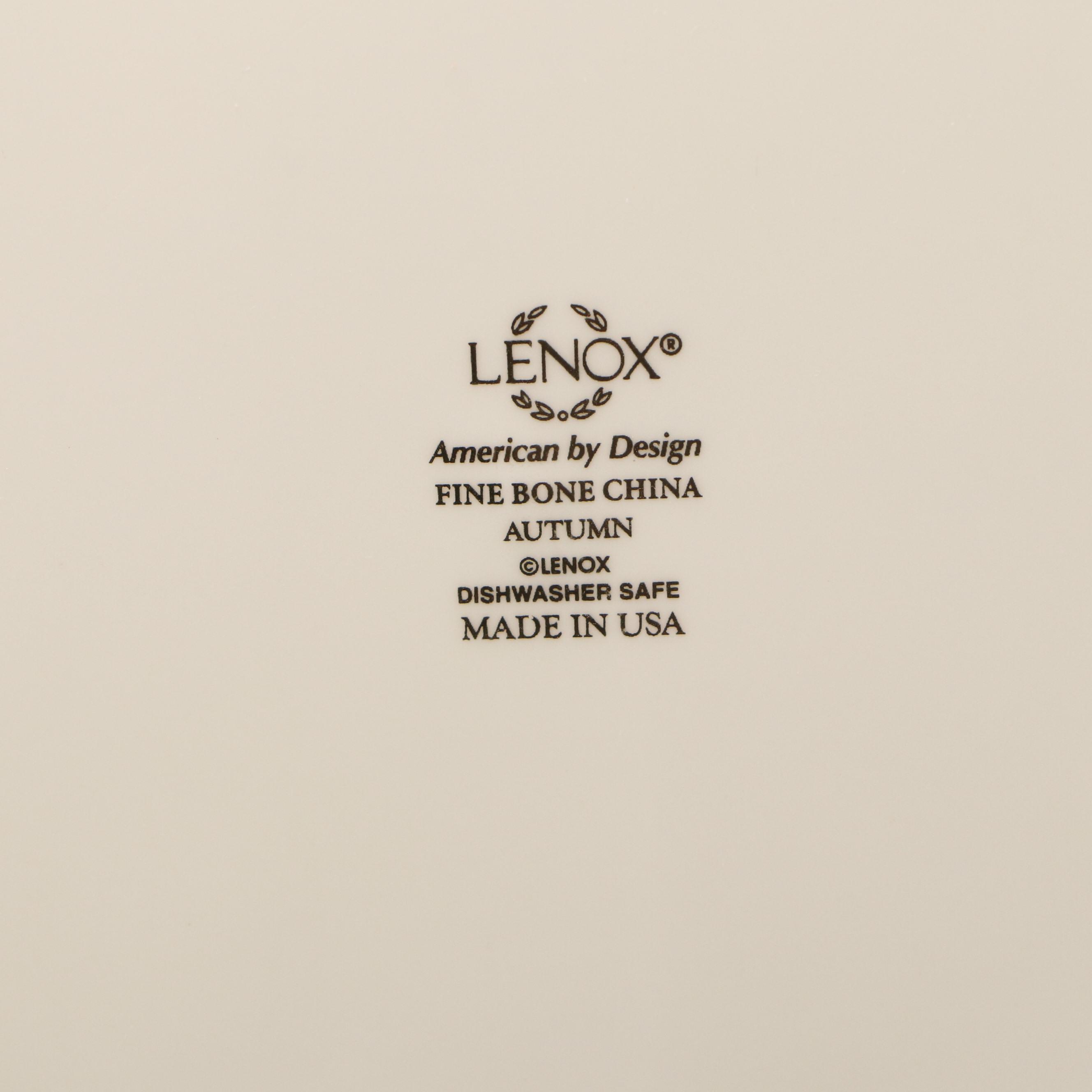 Lenox "Autumn" Fine Bone China Dinnerware