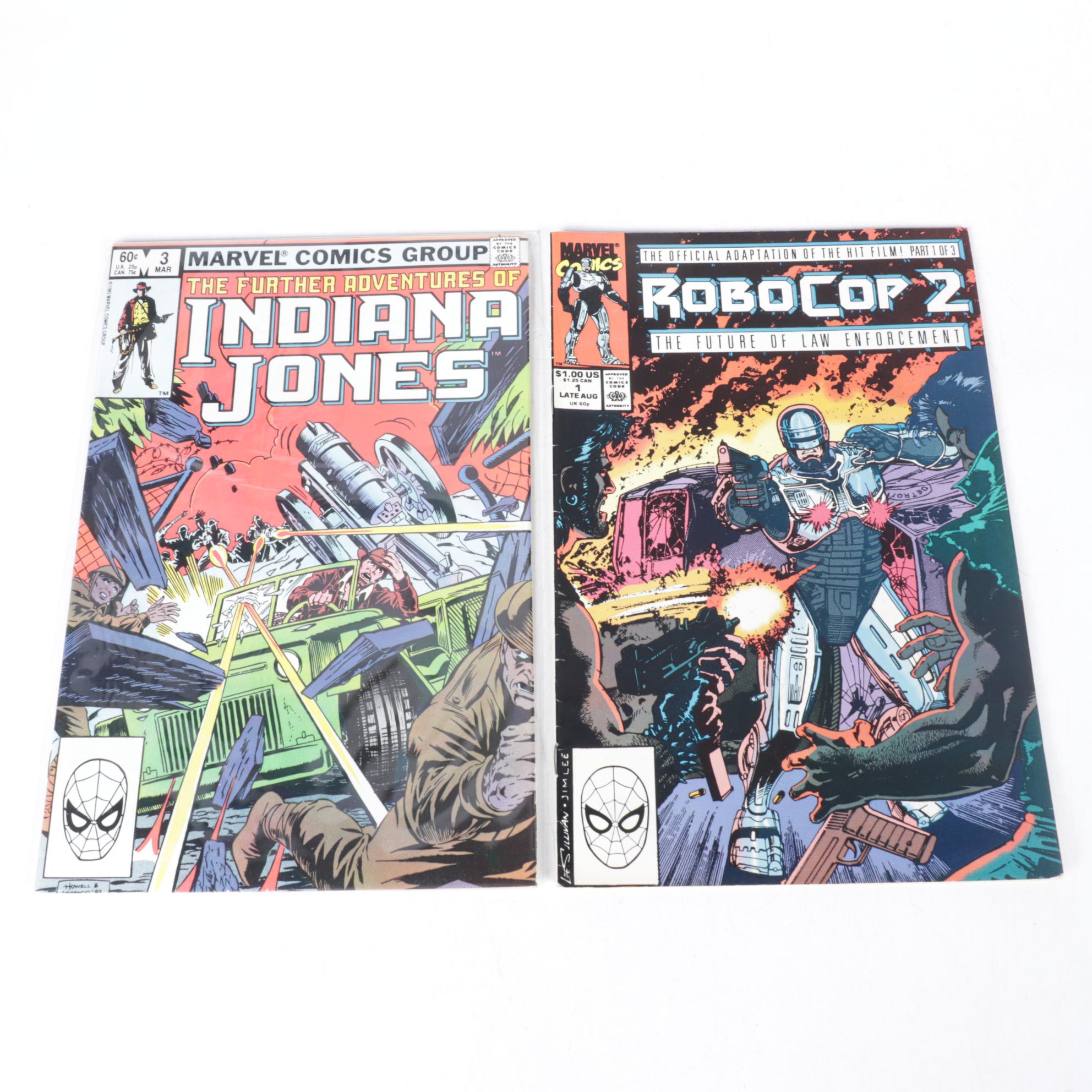 Marvel Comics James Bond Jr., Indiana Jones & Other Comic Collections