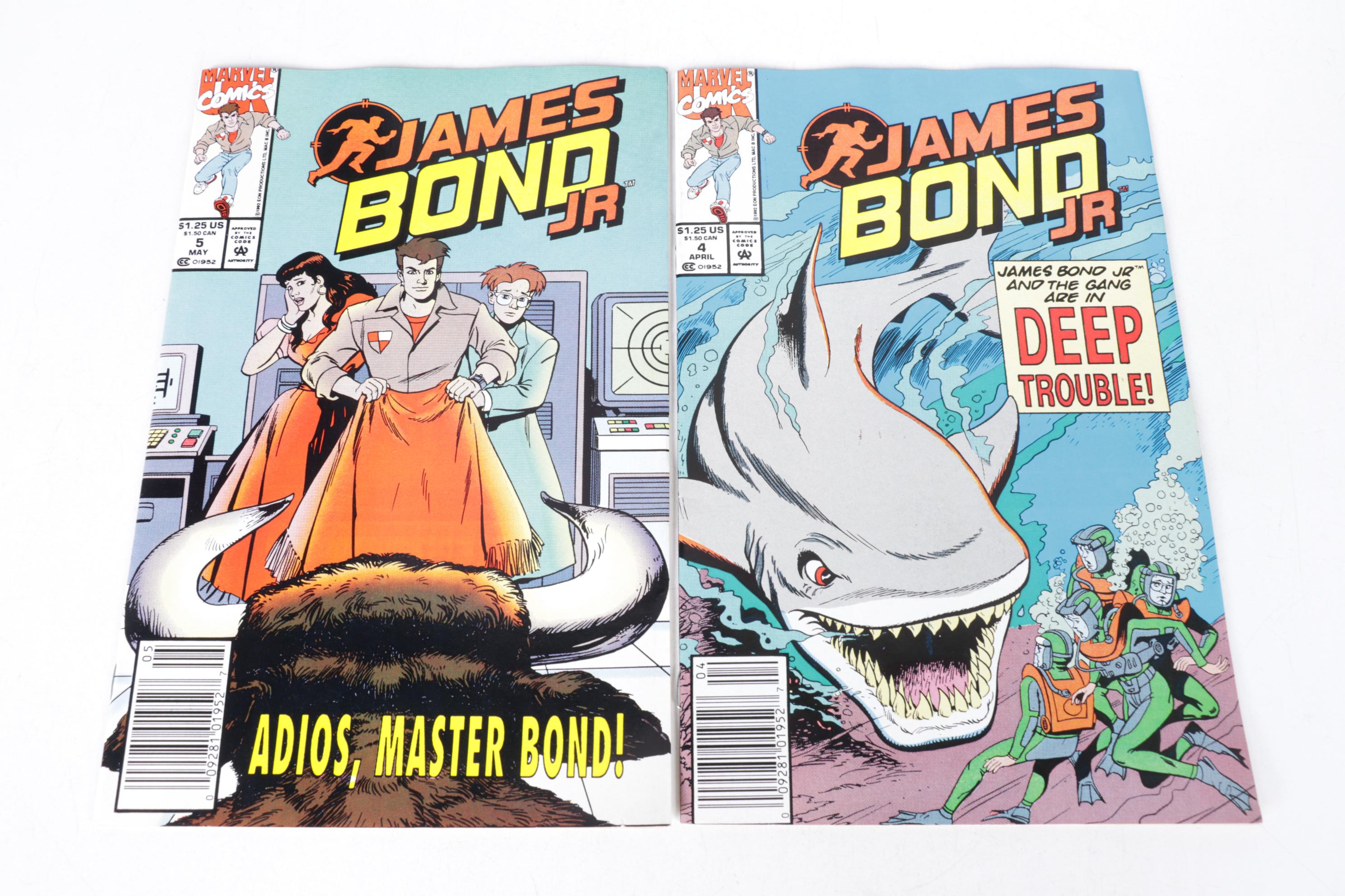 Marvel Comics James Bond Jr., Indiana Jones & Other Comic Collections