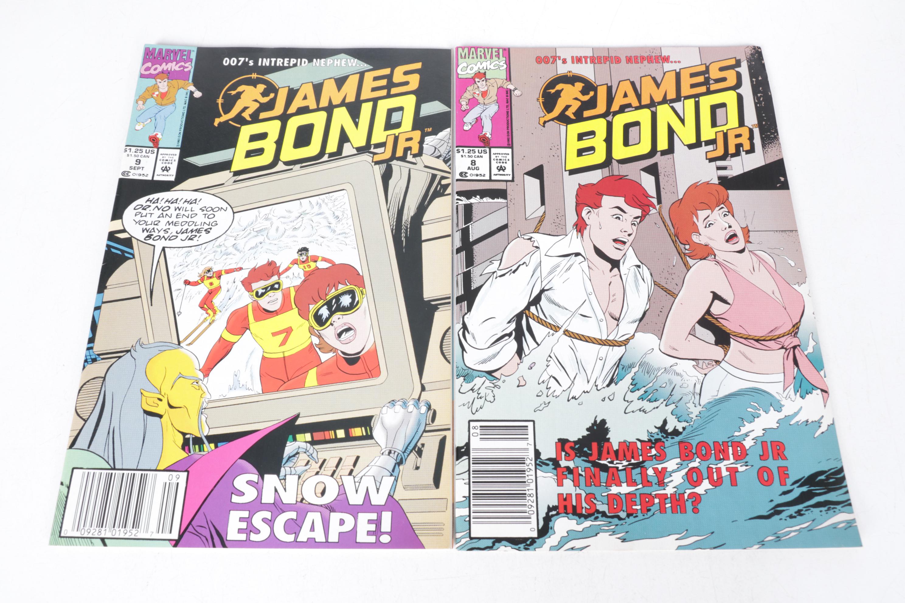 Marvel Comics James Bond Jr., Indiana Jones & Other Comic Collections