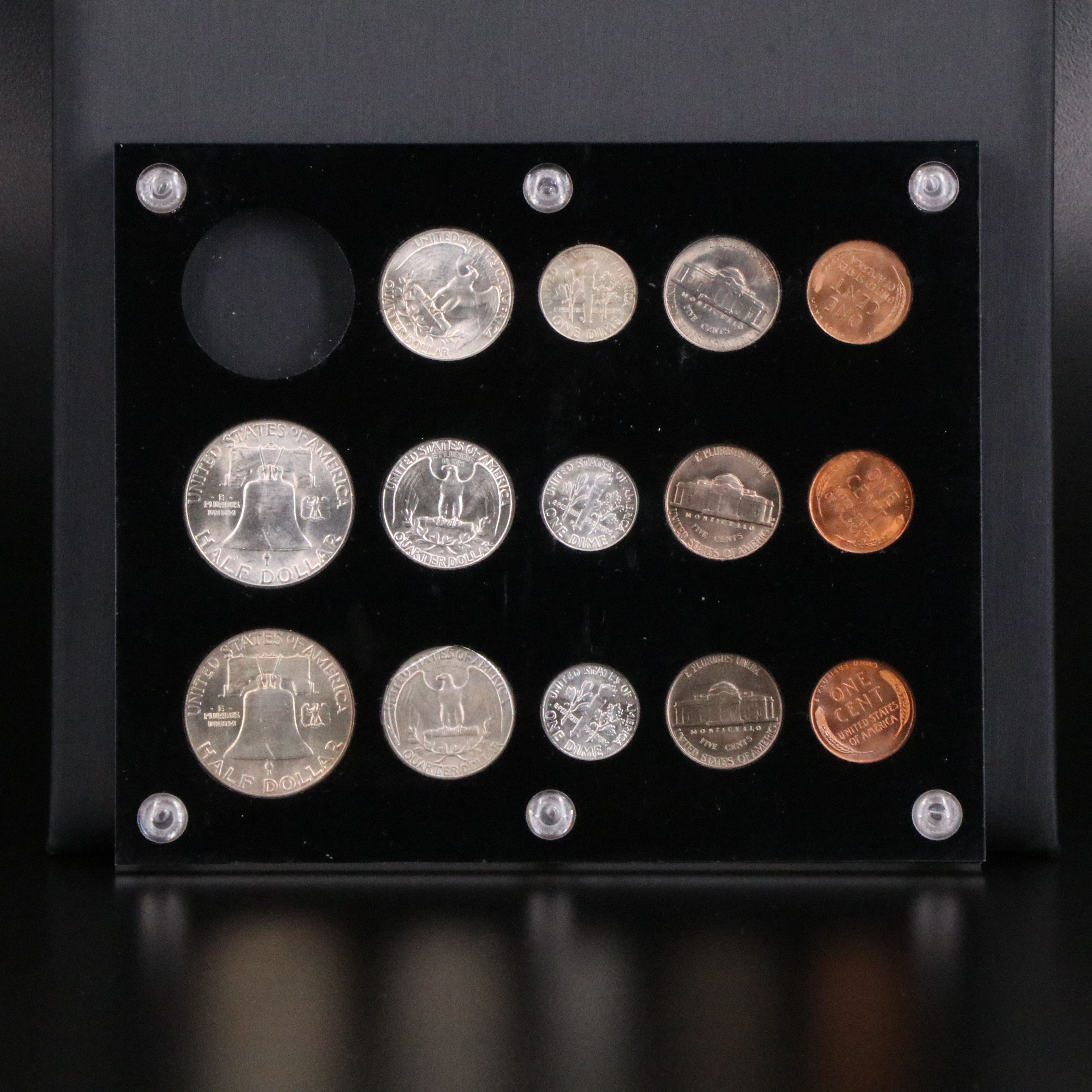 1948 U.S. Mint sets from Philadelphia, Denver, and San Francisco