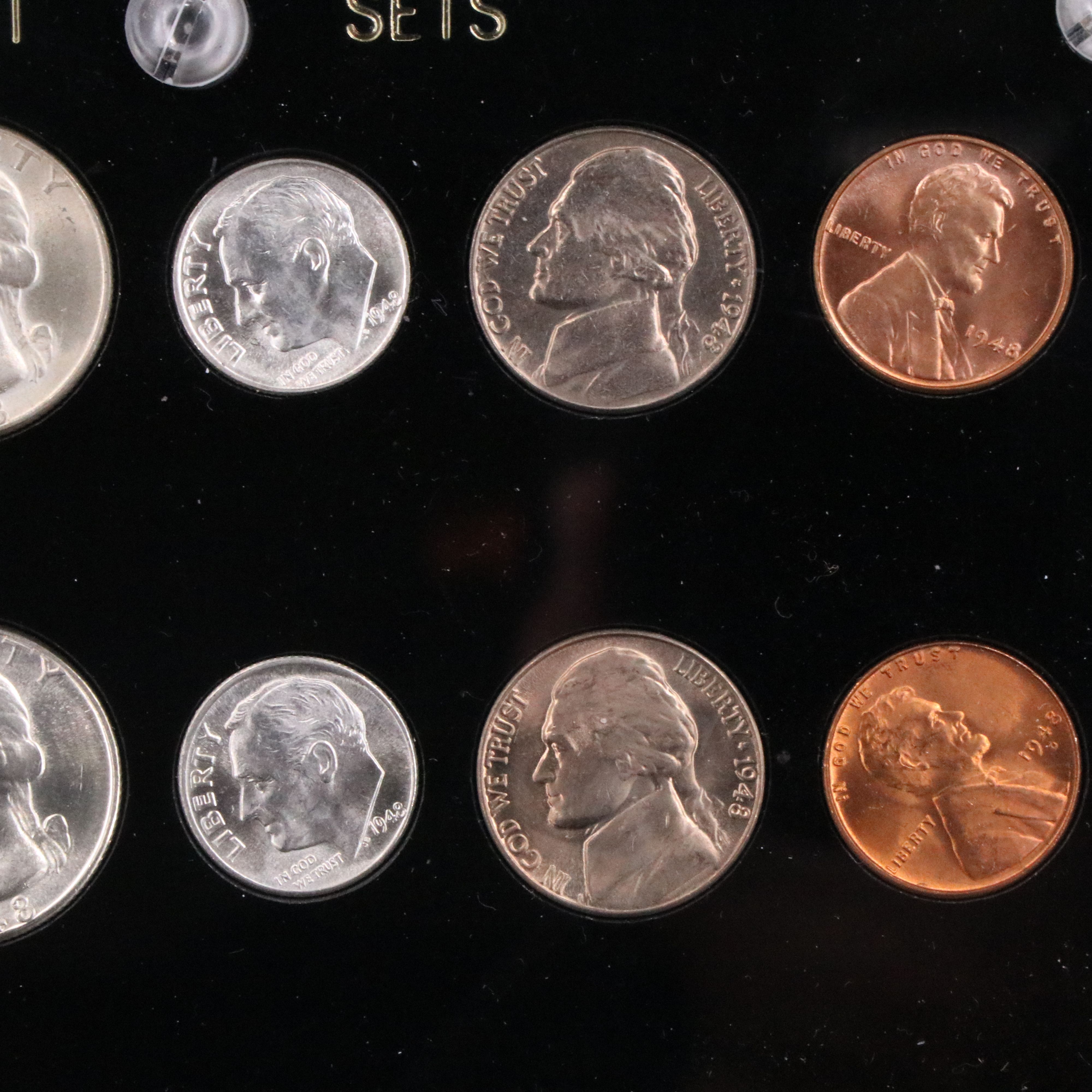 1948 U.S. Mint sets from Philadelphia, Denver, and San Francisco