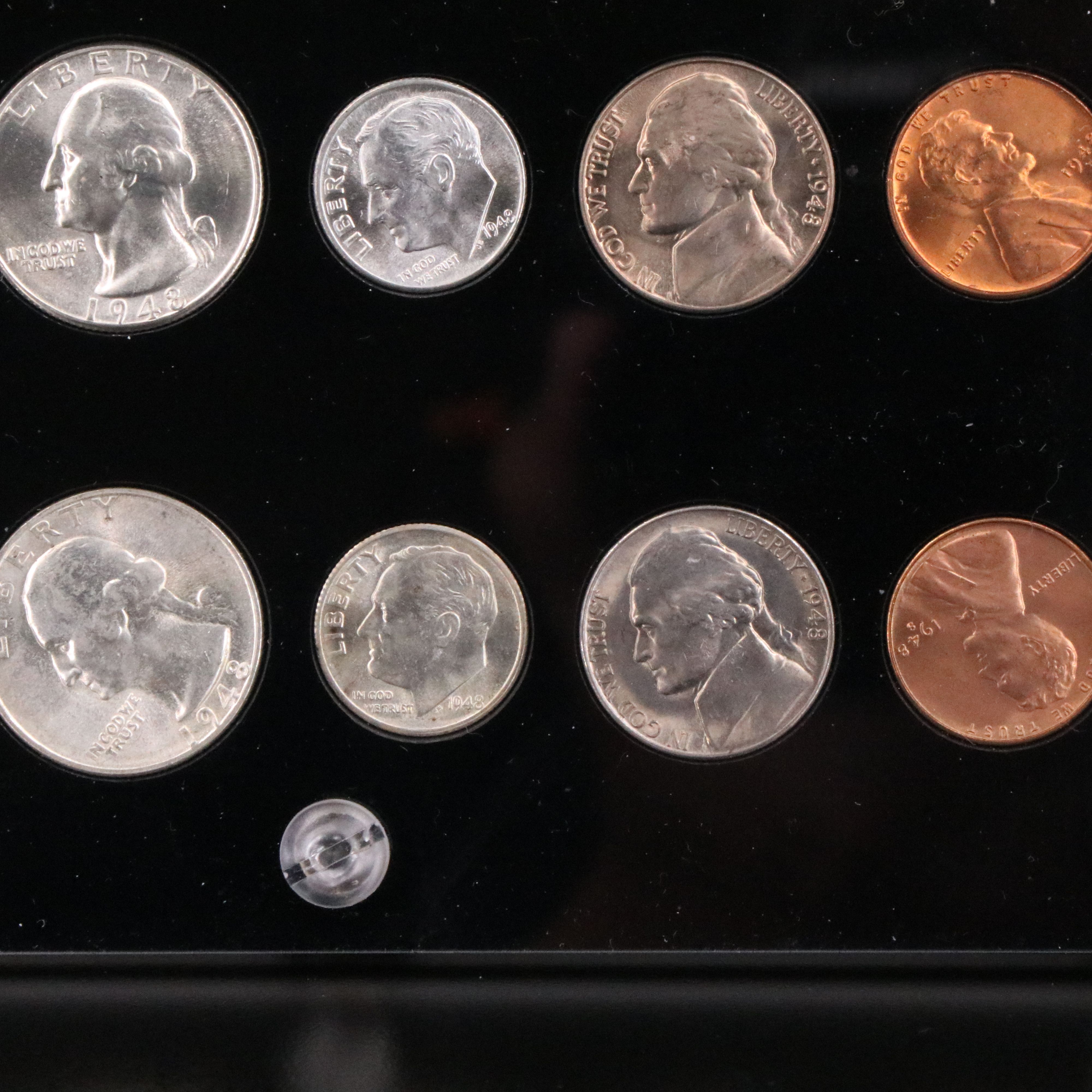 1948 U.S. Mint sets from Philadelphia, Denver, and San Francisco