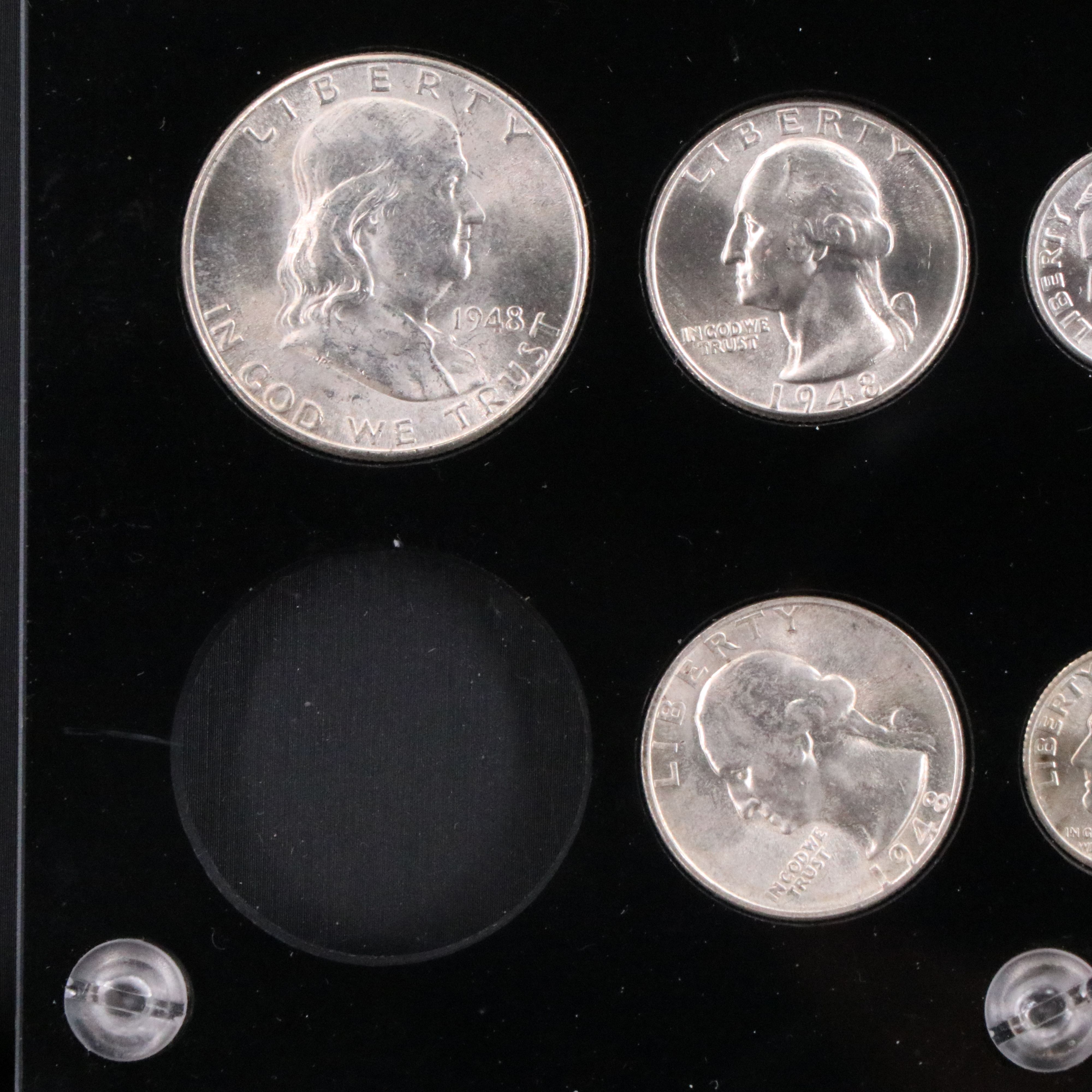 1948 U.S. Mint sets from Philadelphia, Denver, and San Francisco