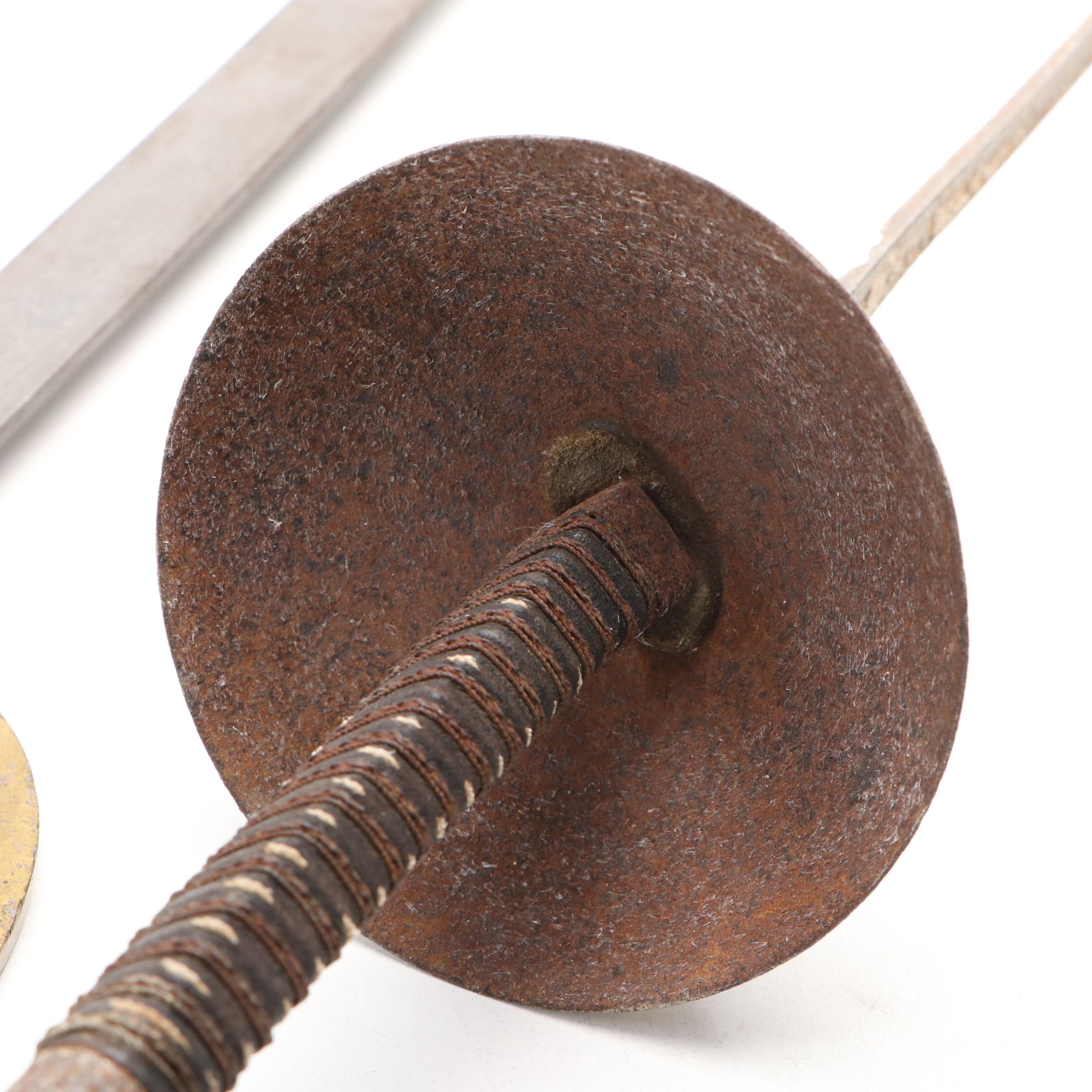 Fencing Foil, Cavalry Saber and One-Handed Flail