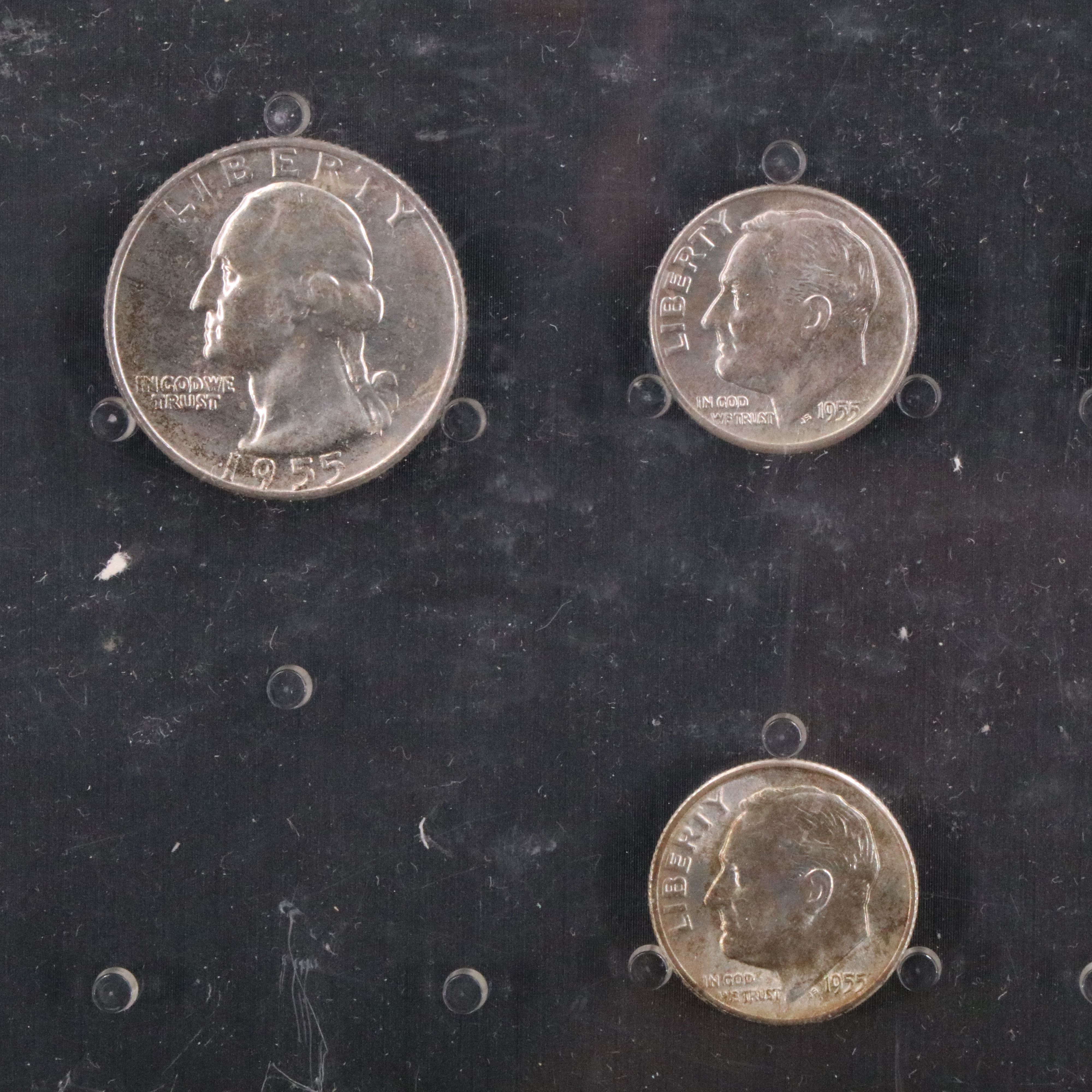 1955 U.S. Mint sets from Philadelphia, Denver, and San Francisco