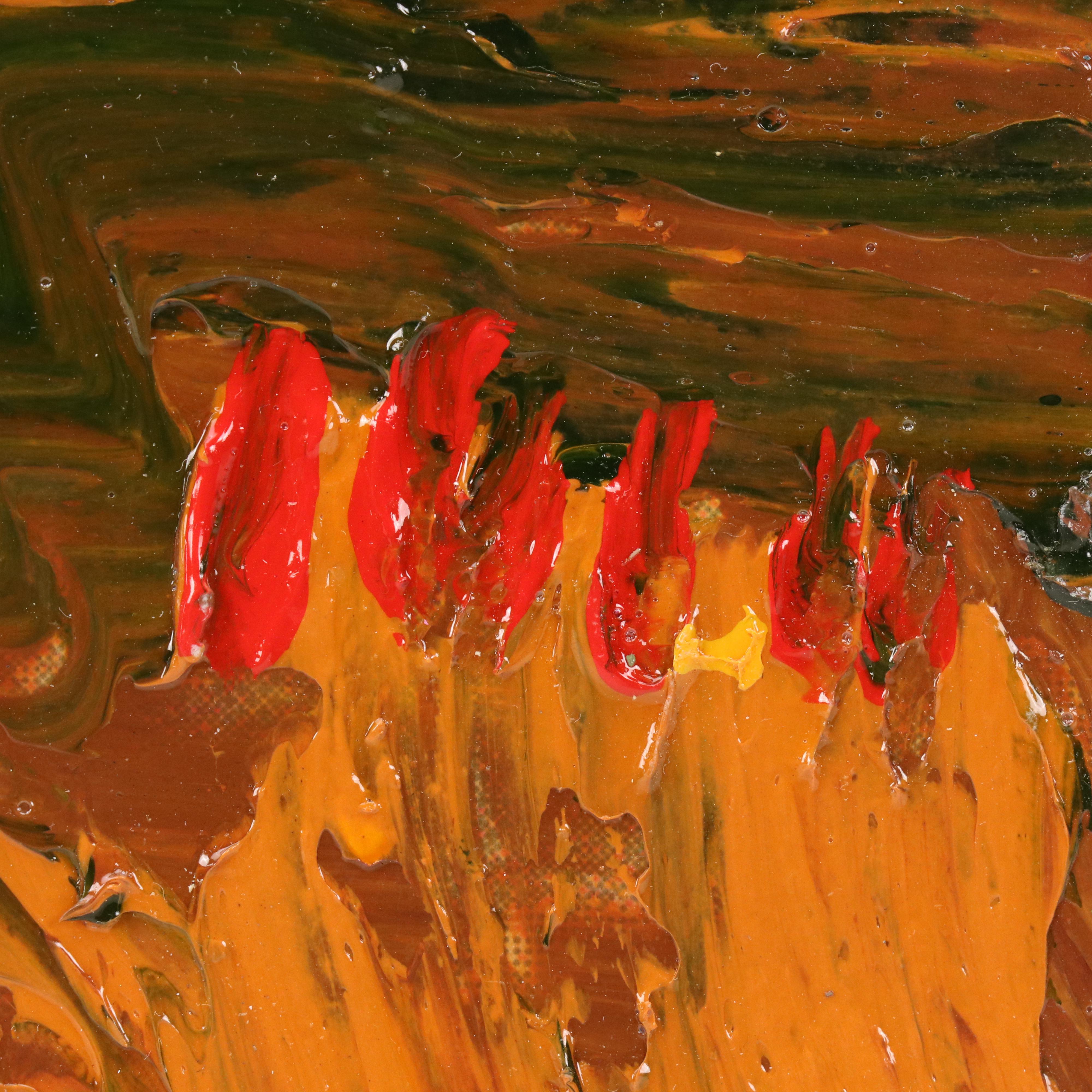 Harry Hilson Modern Landscape Acrylic Painting