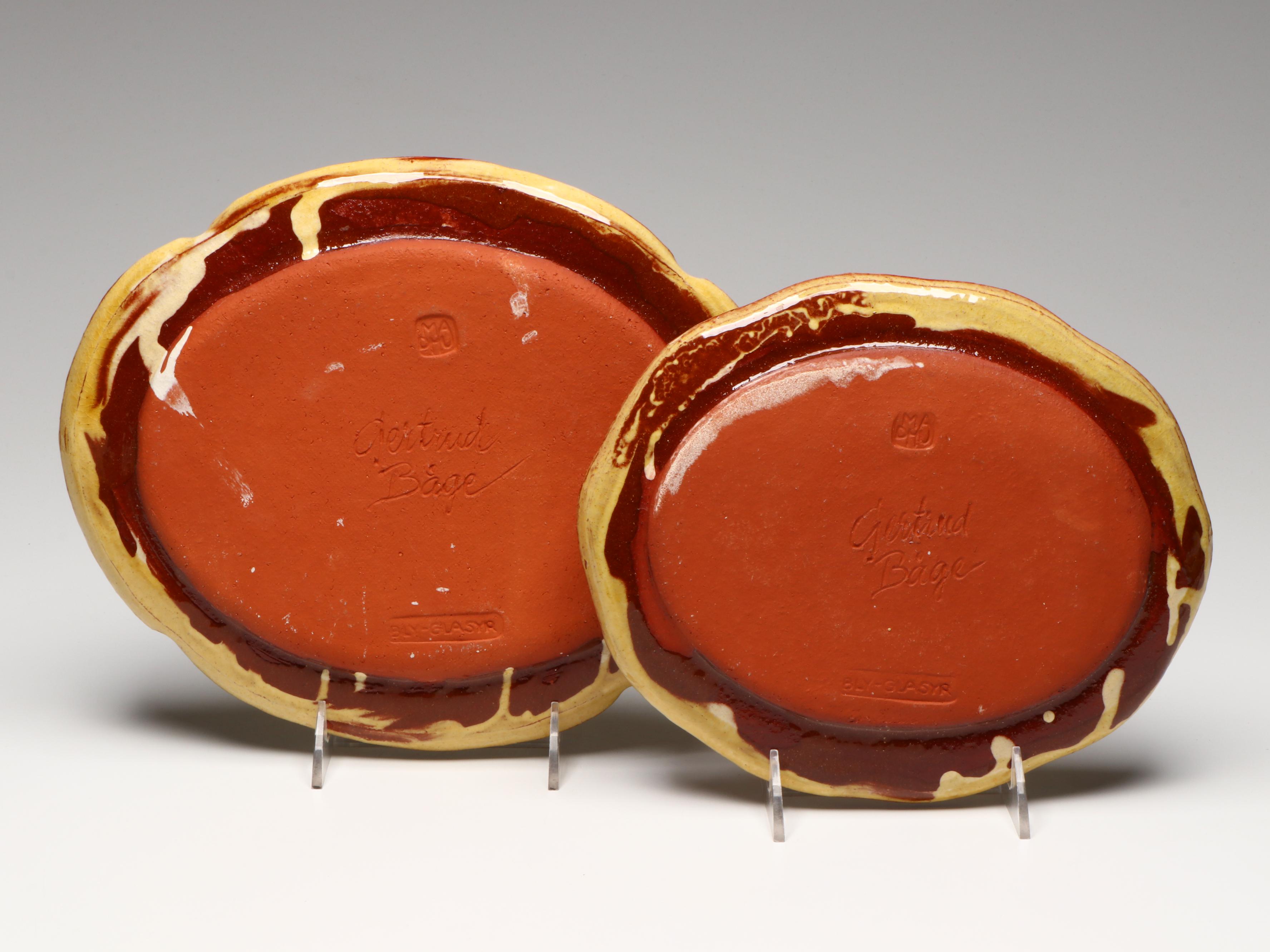 Gertrud Båge Ceramic Platters with Other Table Accessories and Bakeware