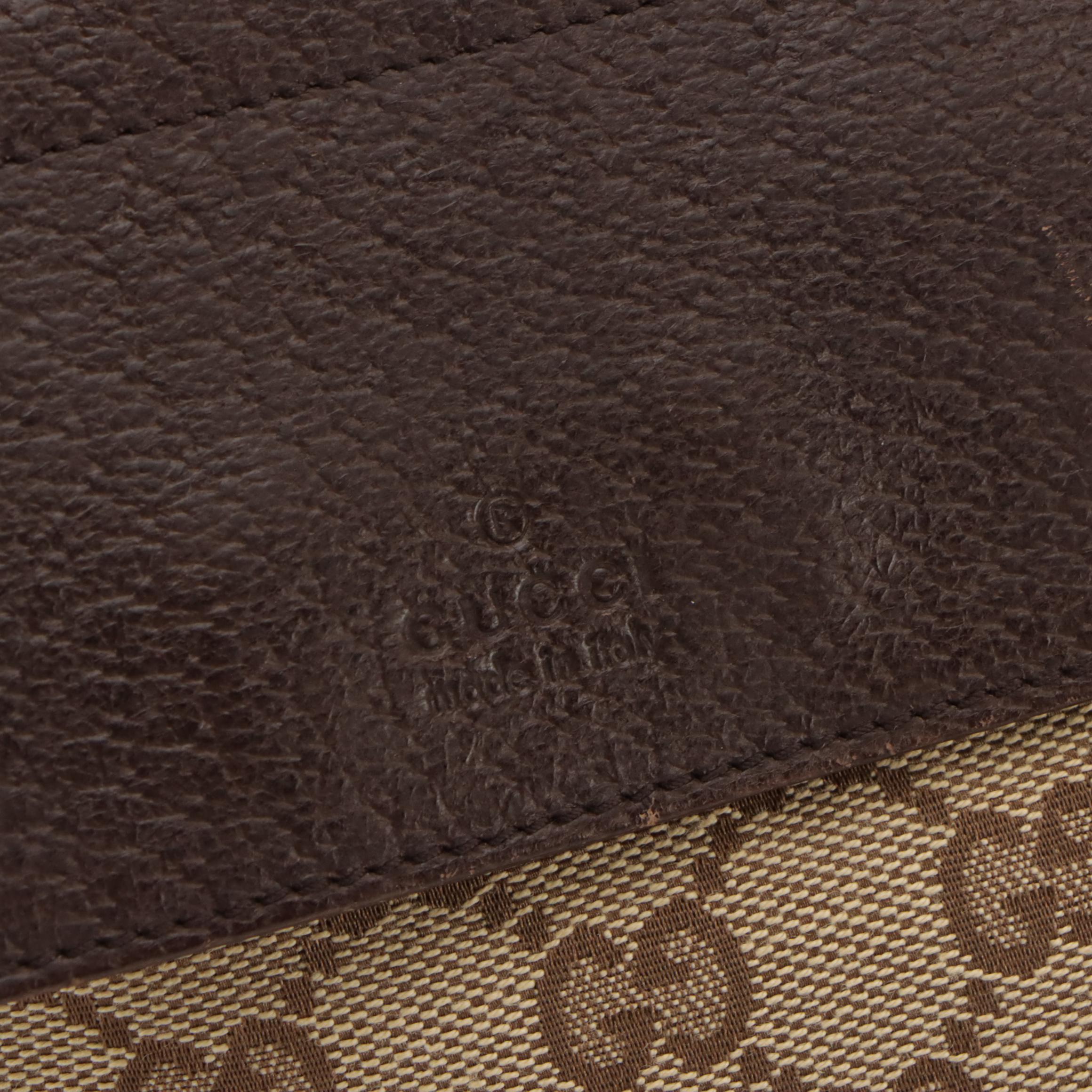 Gucci GG Jacquard Canvas and Cinghiale Leather Belt Bag