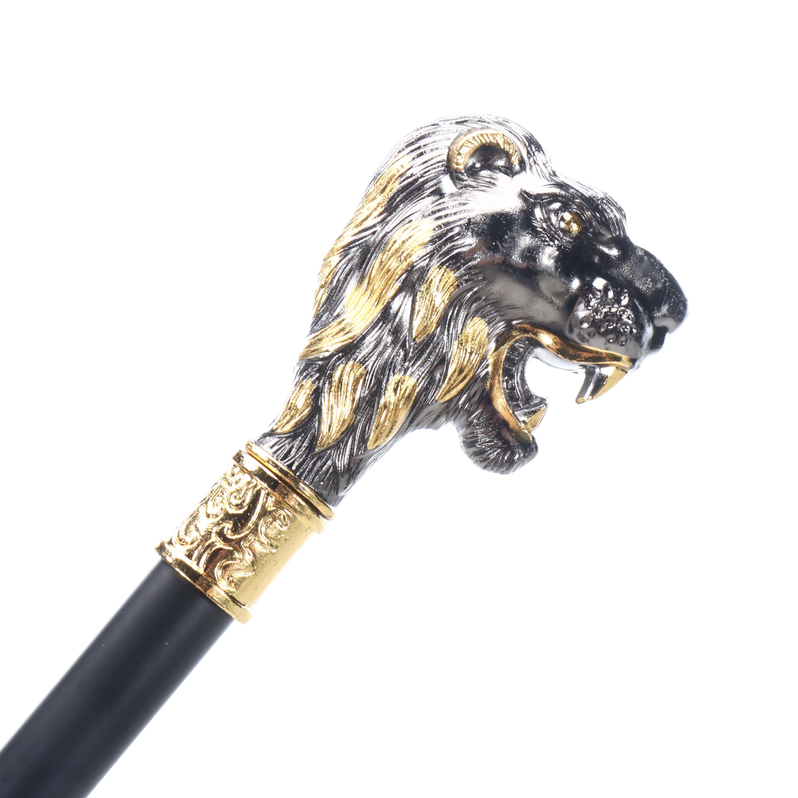 Lion Headed Handled Cane