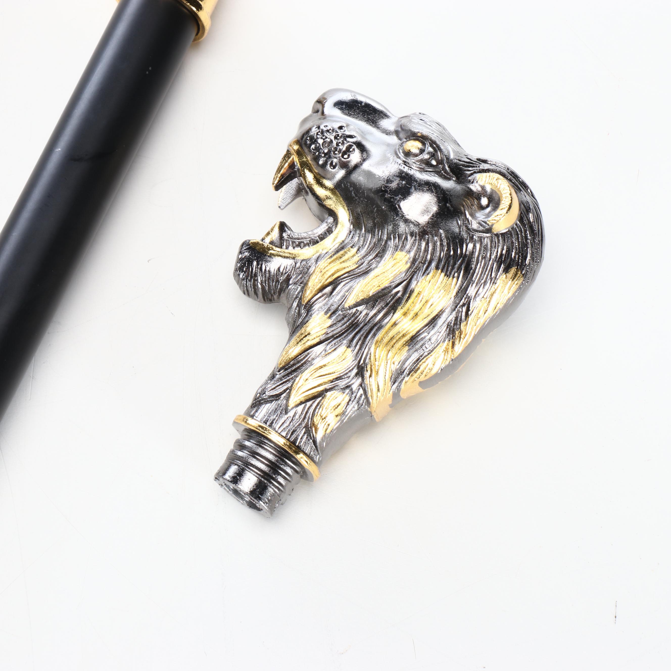 Lion Headed Handled Cane