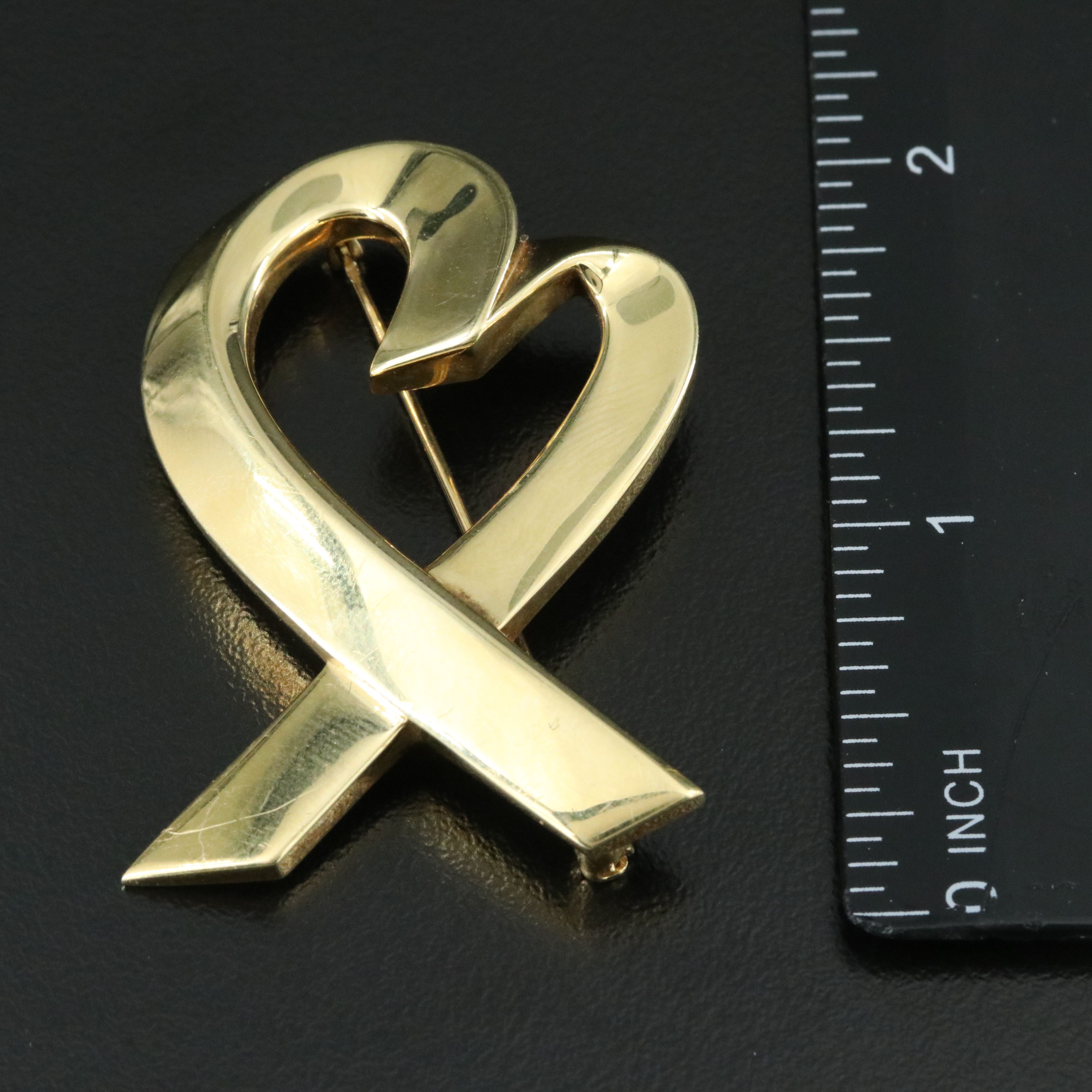 Paloma Picasso for Tiffany & Co. Loving Heart 18K Brooch
