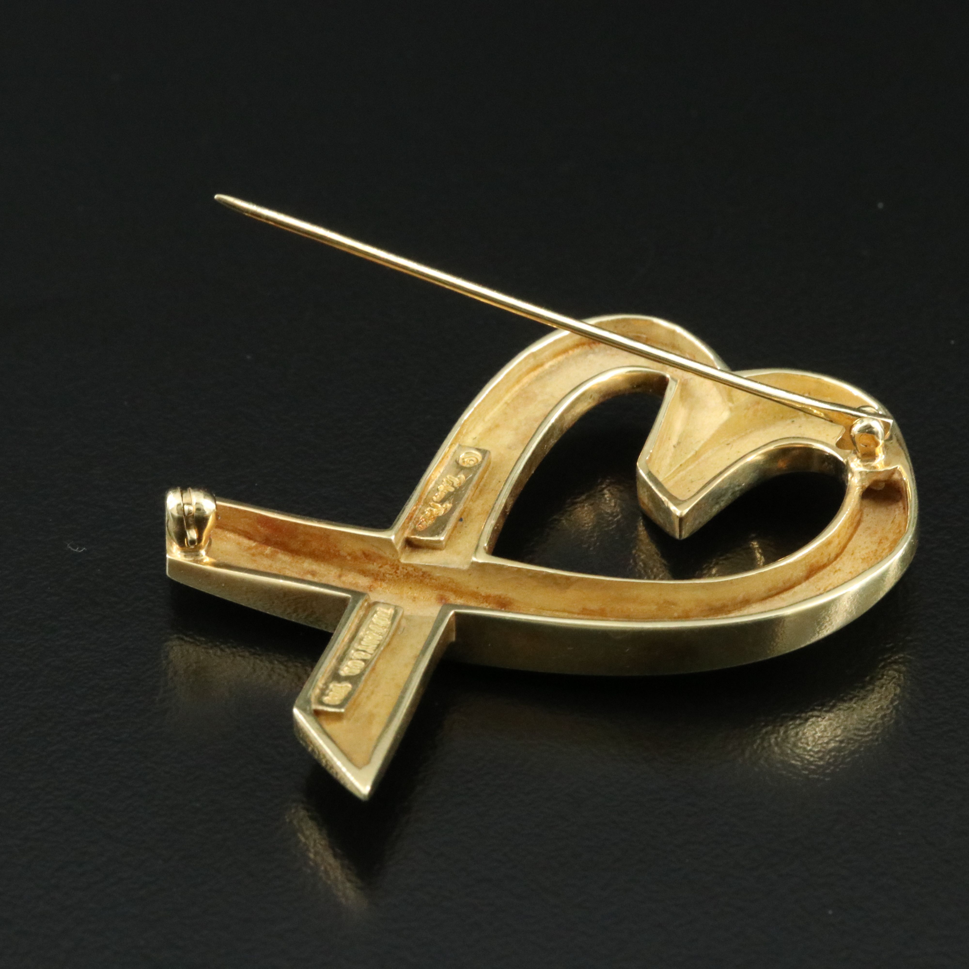 Paloma Picasso for Tiffany & Co. Loving Heart 18K Brooch
