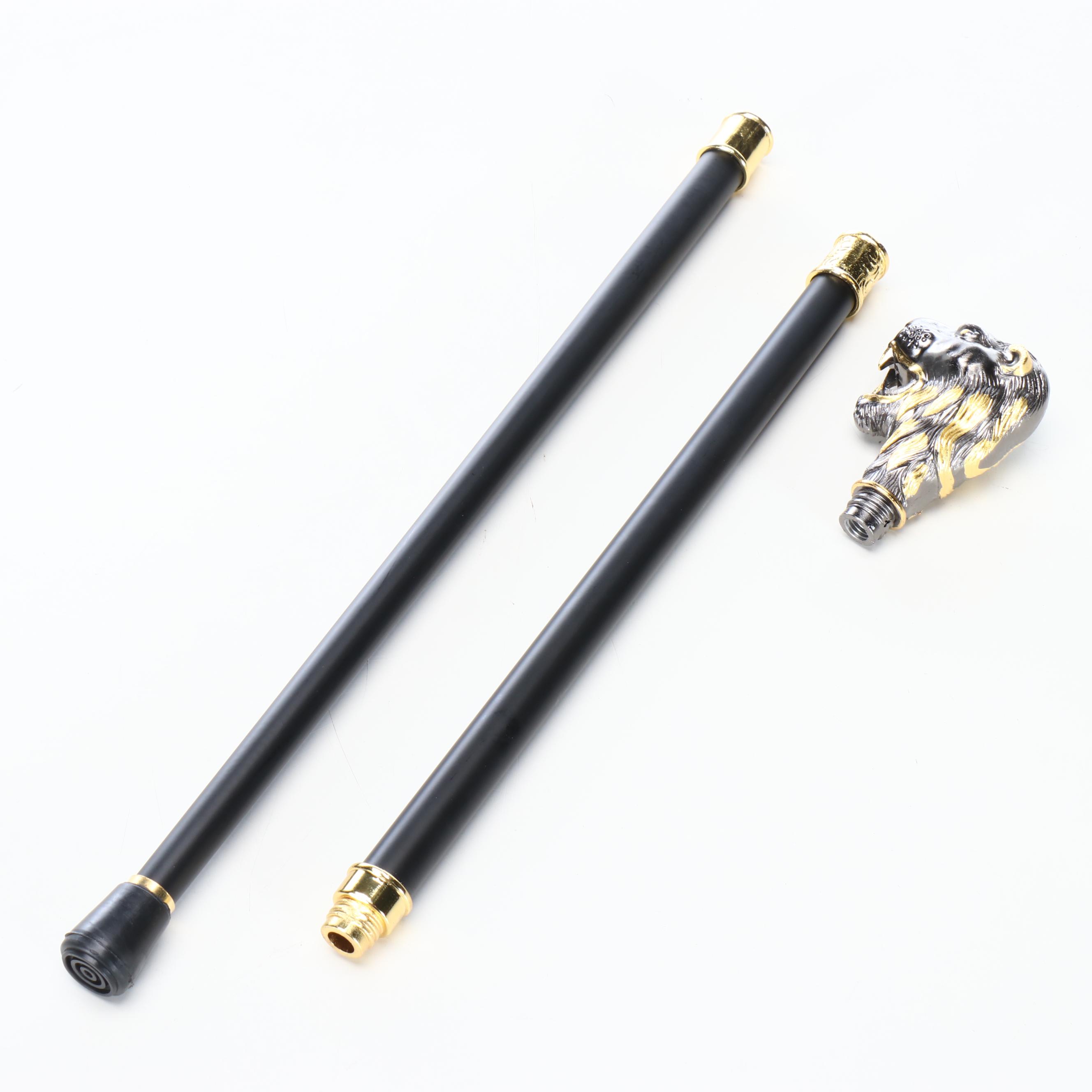 Lion Headed Handled Cane