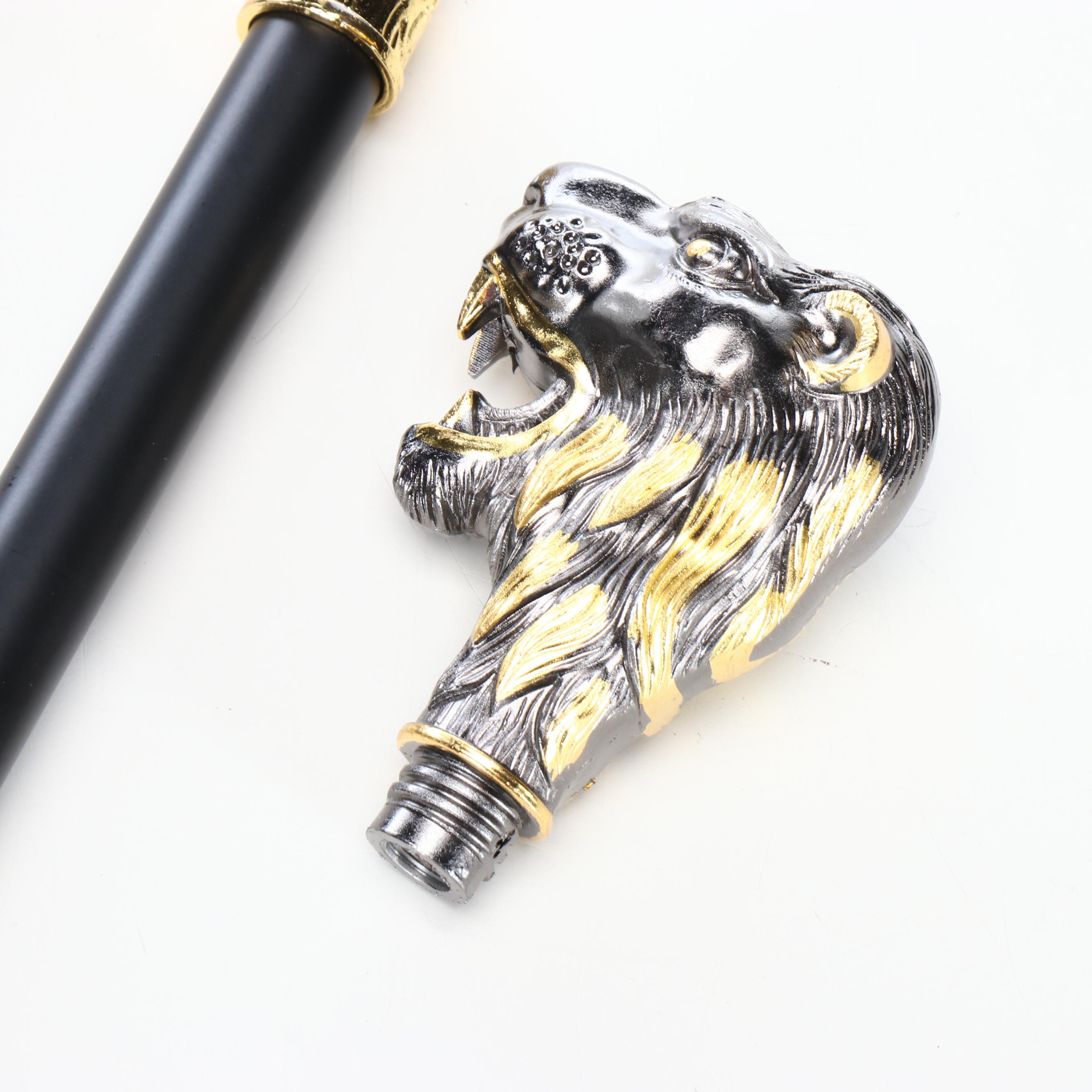 Lion Headed Handled Cane