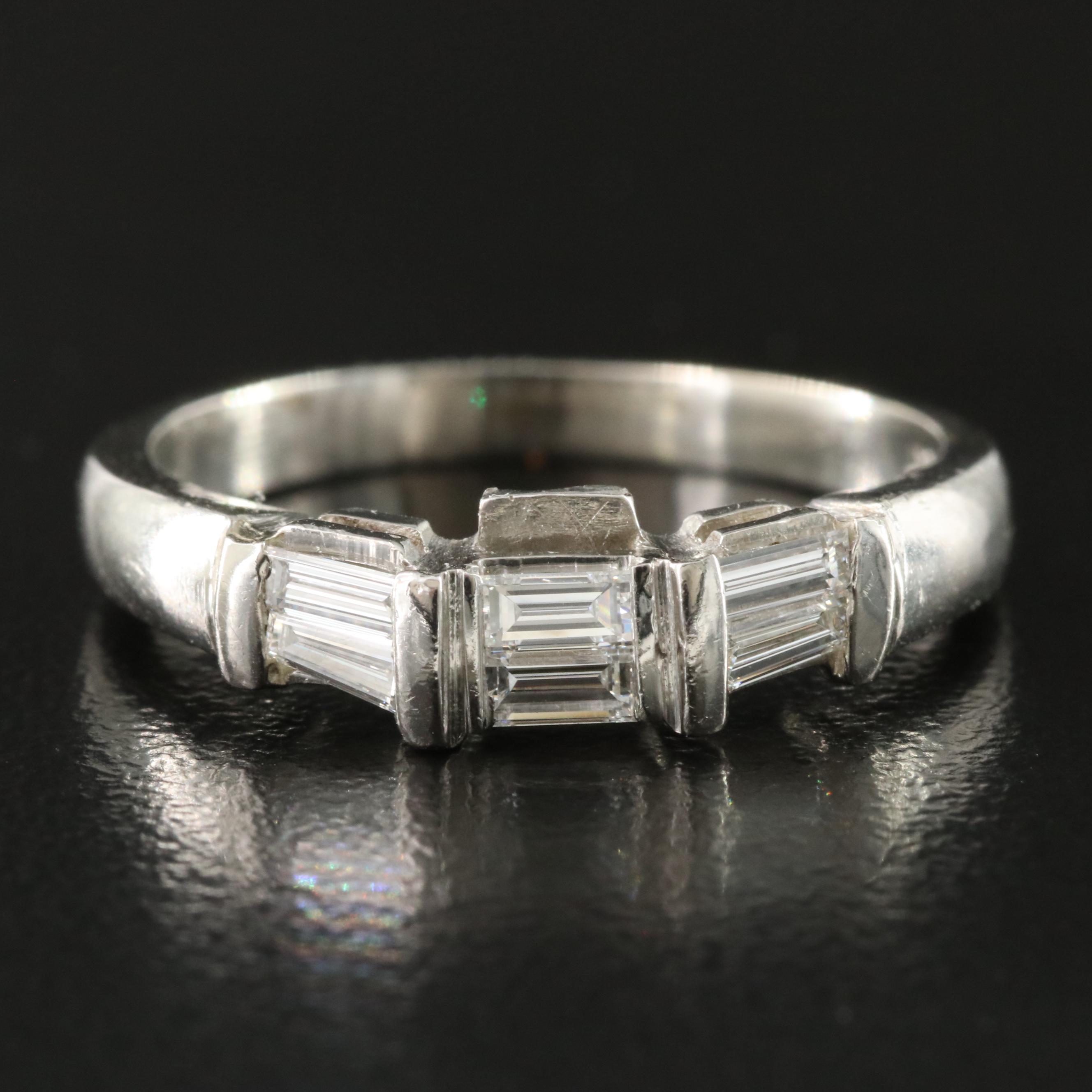 Platinum 0.30 CTW Diamond Band