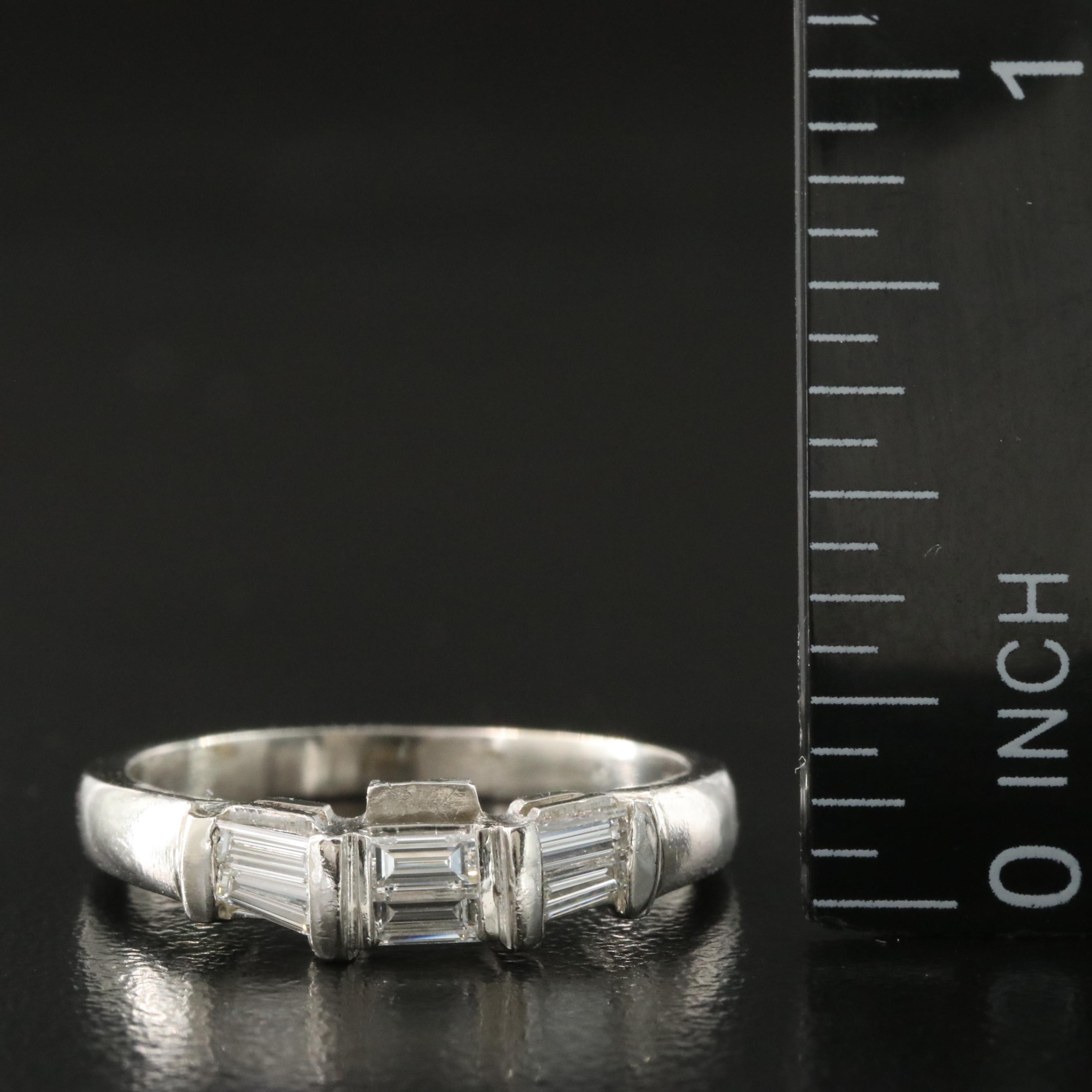 Platinum 0.30 CTW Diamond Band