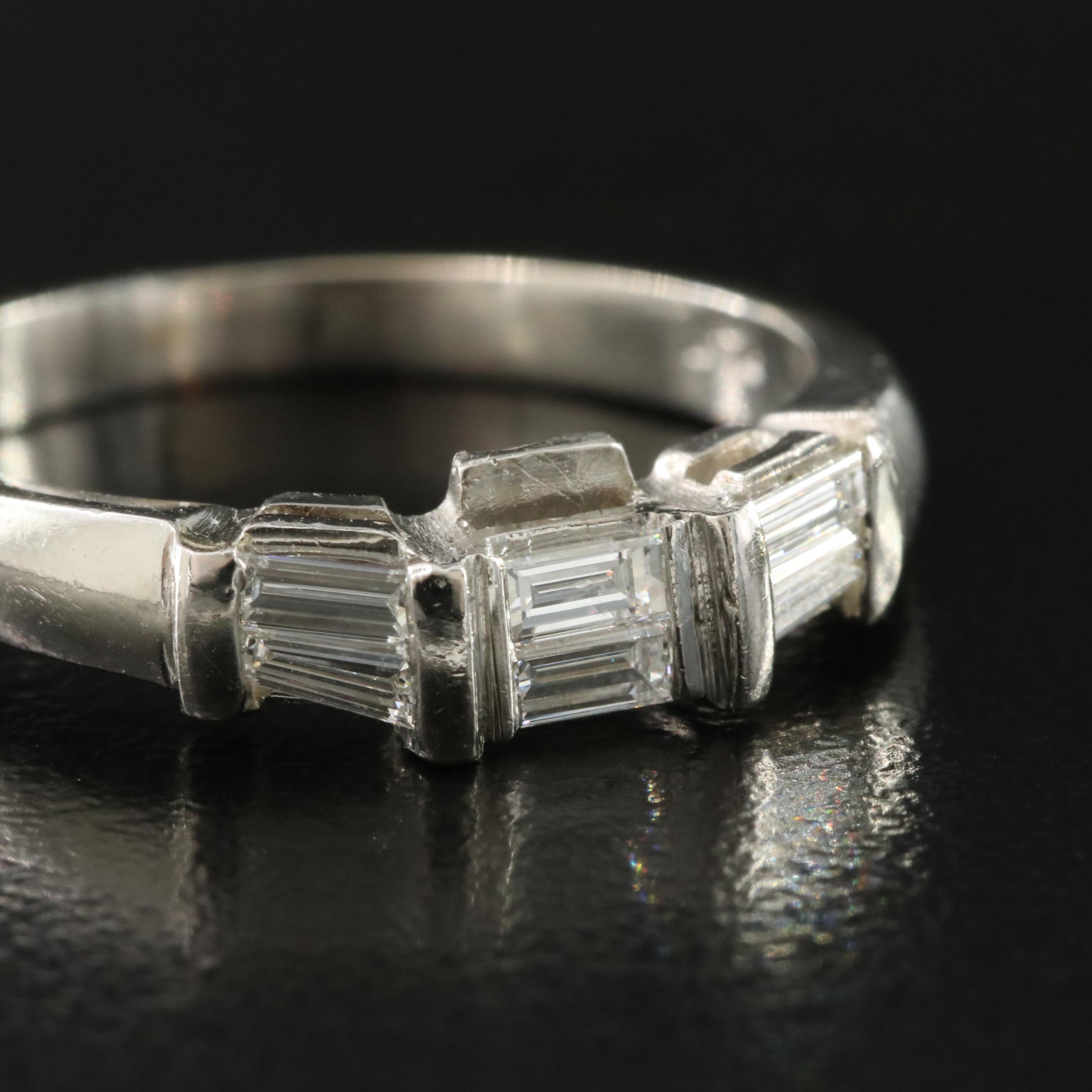 Platinum 0.30 CTW Diamond Band