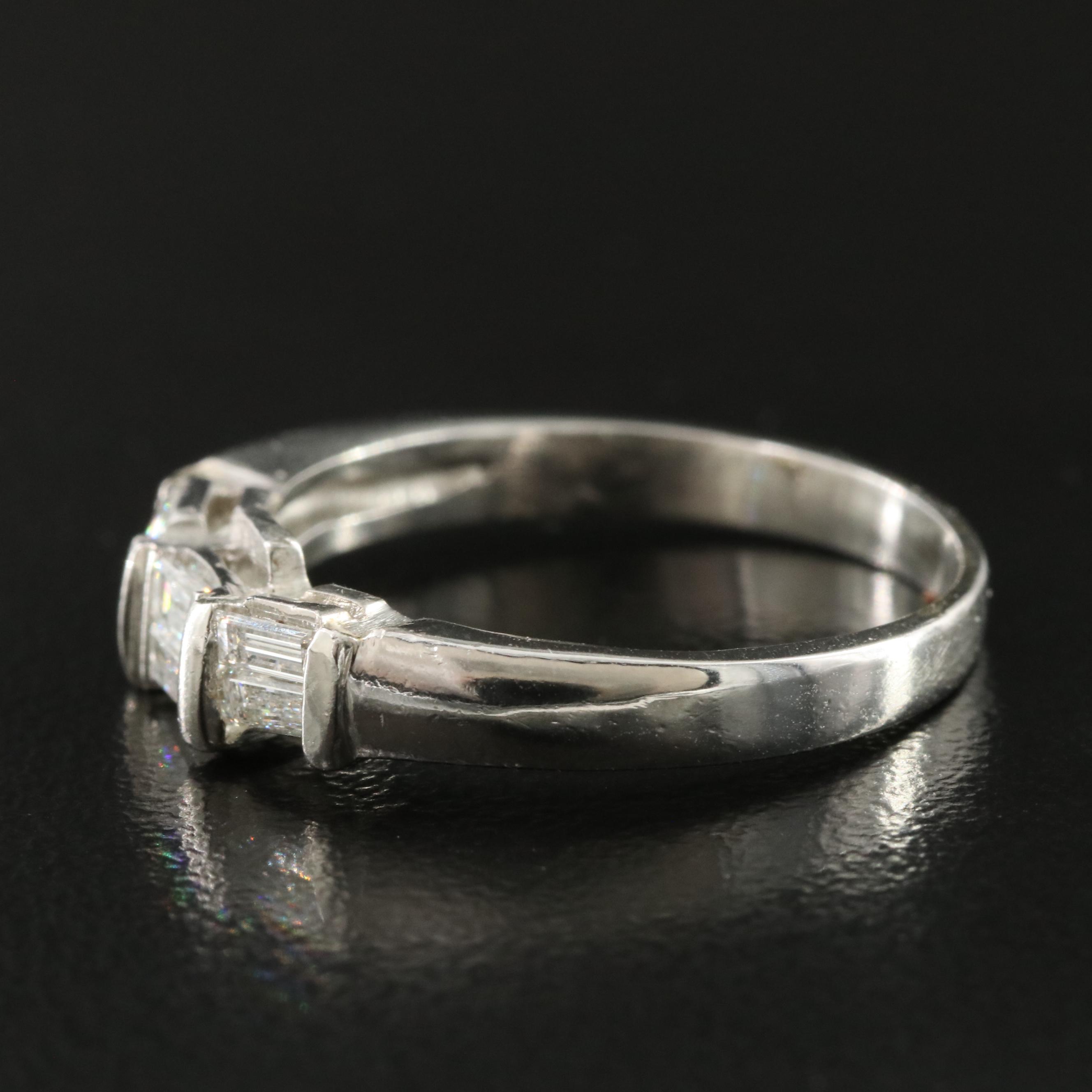 Platinum 0.30 CTW Diamond Band