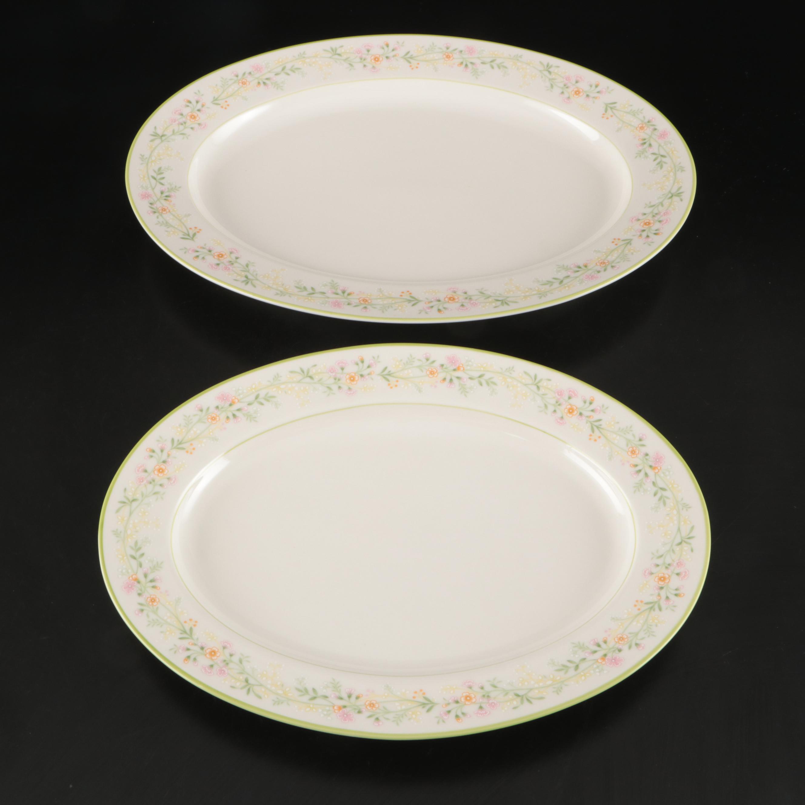 Noritake "Cortege" Ivory China Serveware and Cups, 1975 - 1982