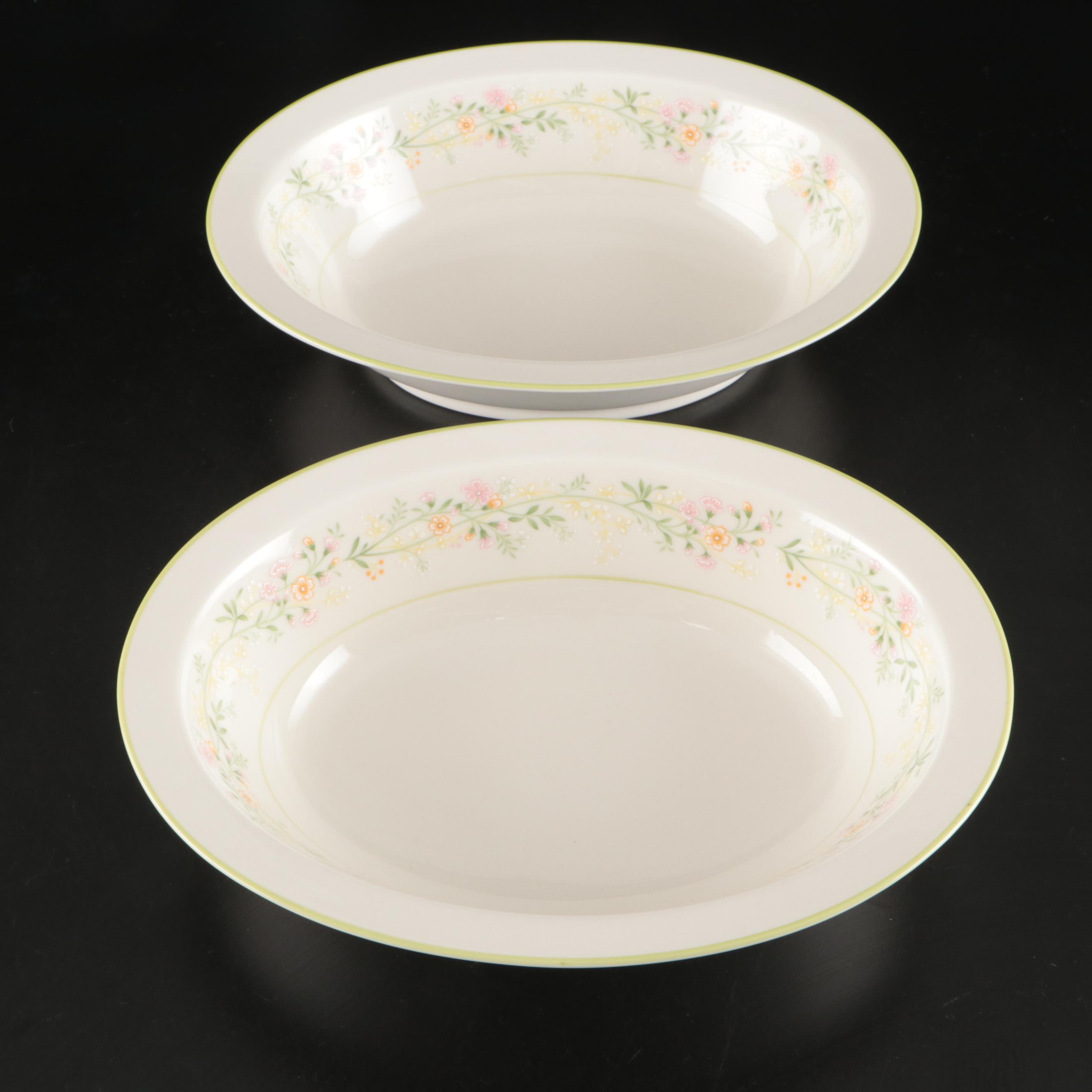 Noritake "Cortege" Ivory China Serveware and Cups, 1975 - 1982