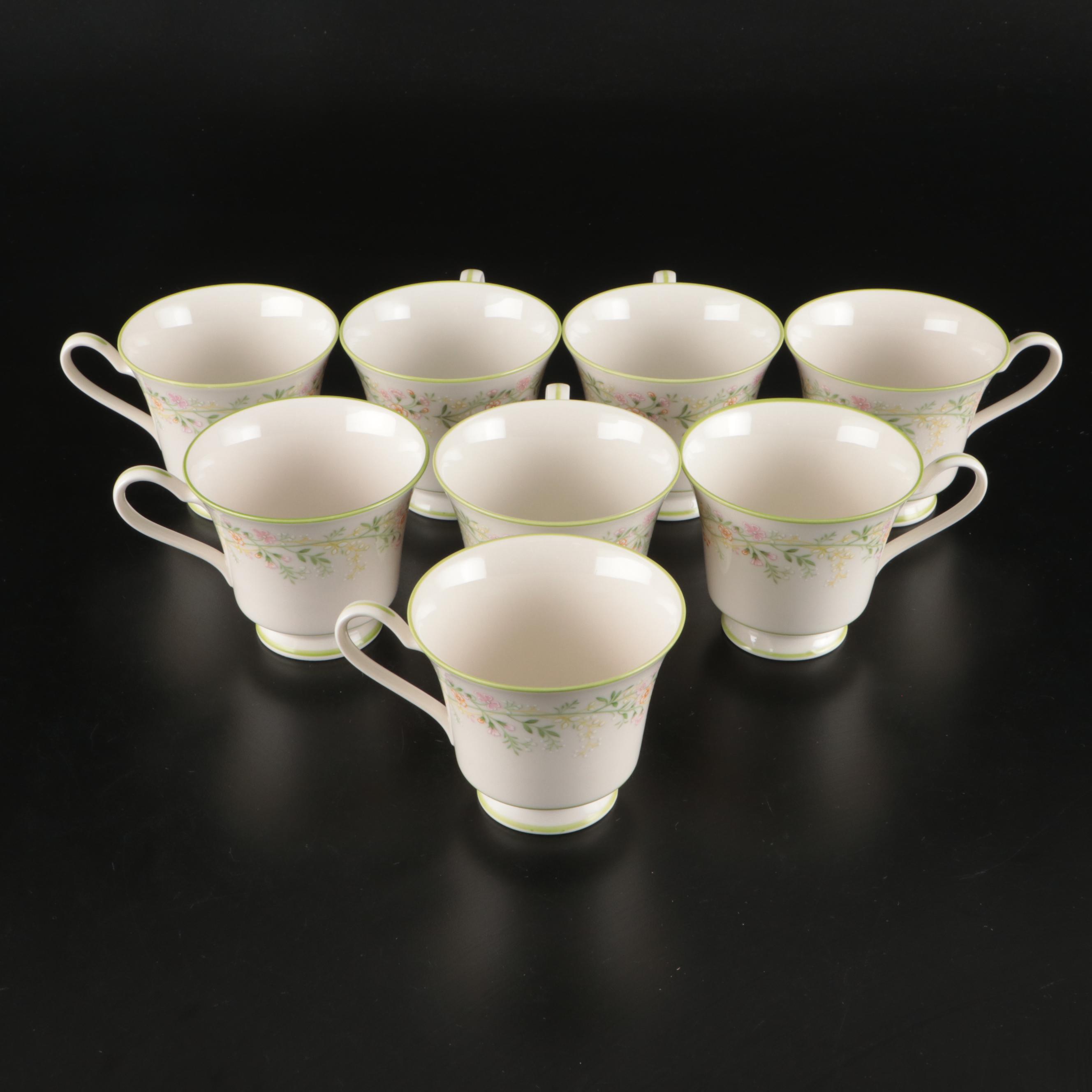 Noritake "Cortege" Ivory China Serveware and Cups, 1975 - 1982