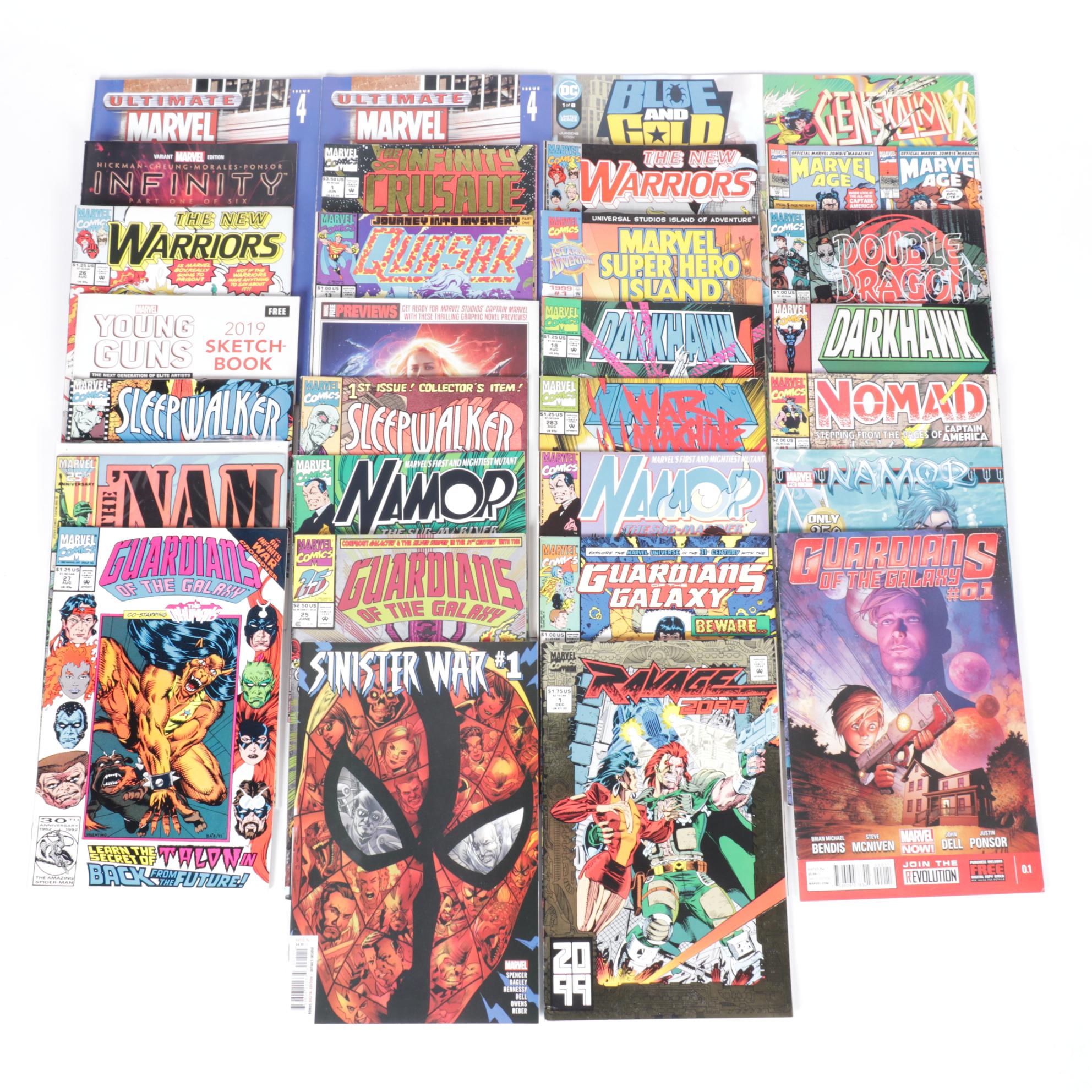 Marvel Comics Namor, Guardians of the Galaxy & Other Comic Collections