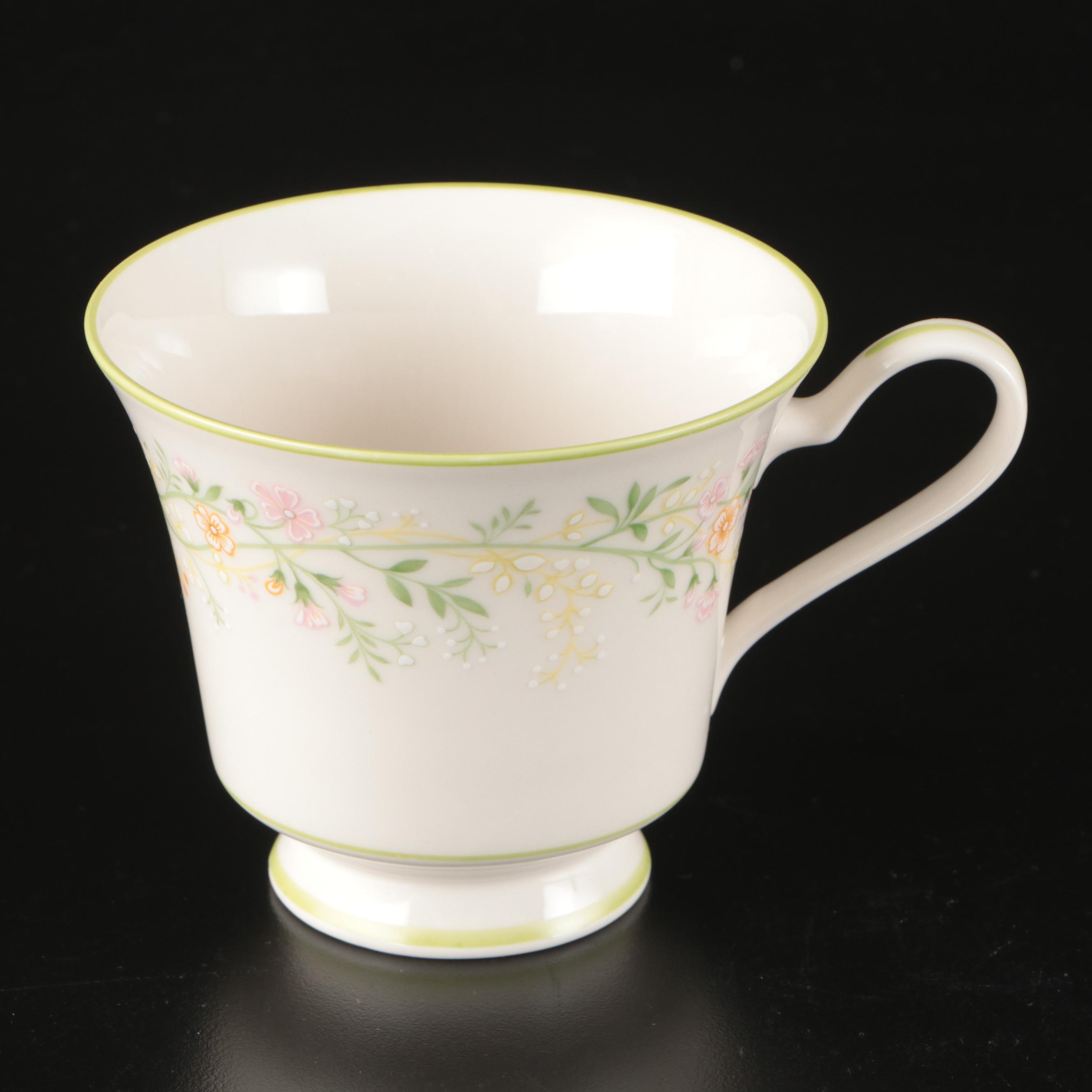 Noritake "Cortege" Ivory China Serveware and Cups, 1975 - 1982