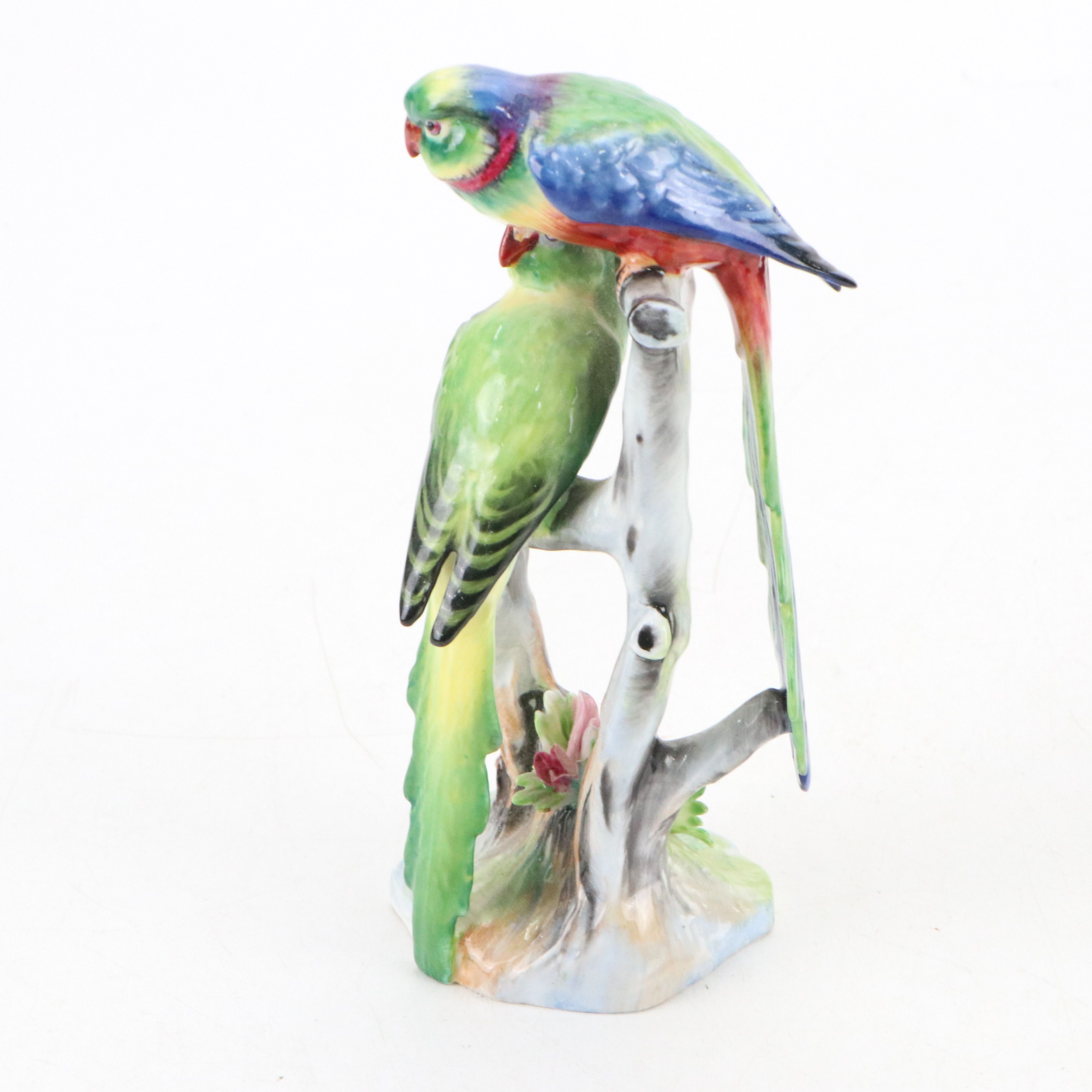 Adderley, Dahl Jensen and Boehm Glazed Ceramic and Bisque Porcelain Birds