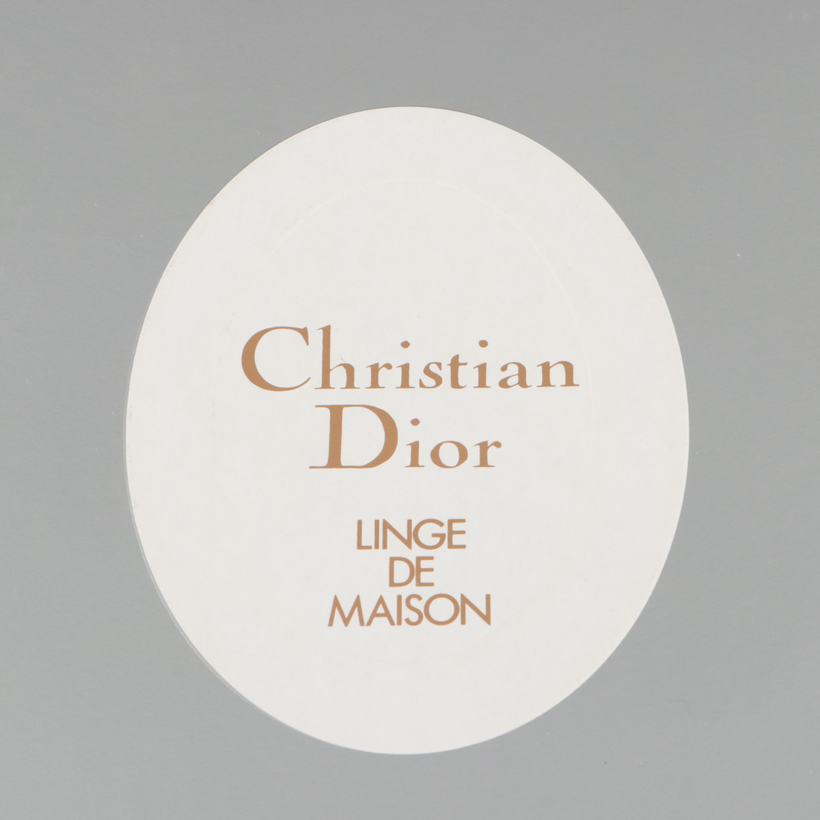 Christian Dior Linge de Maison Aqua Blue Bow Embroidered Bath Towel in Box