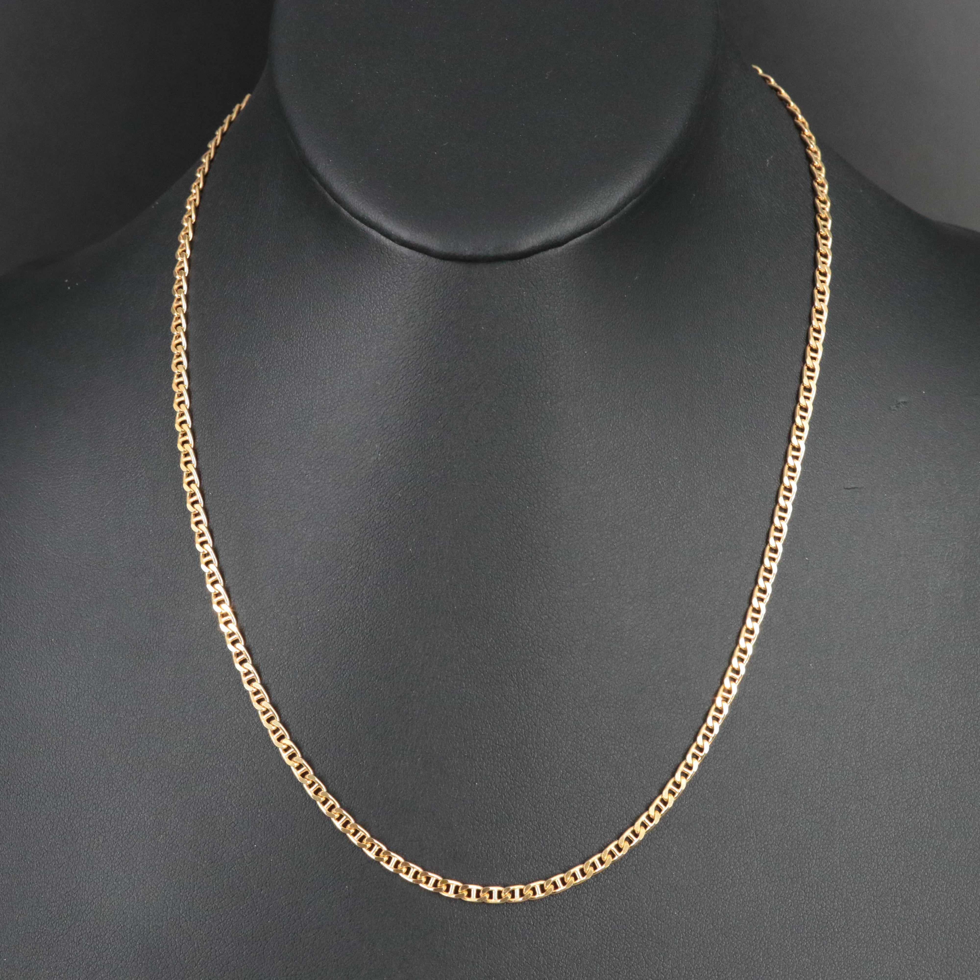 Italian 14K Mariner Chain Necklace