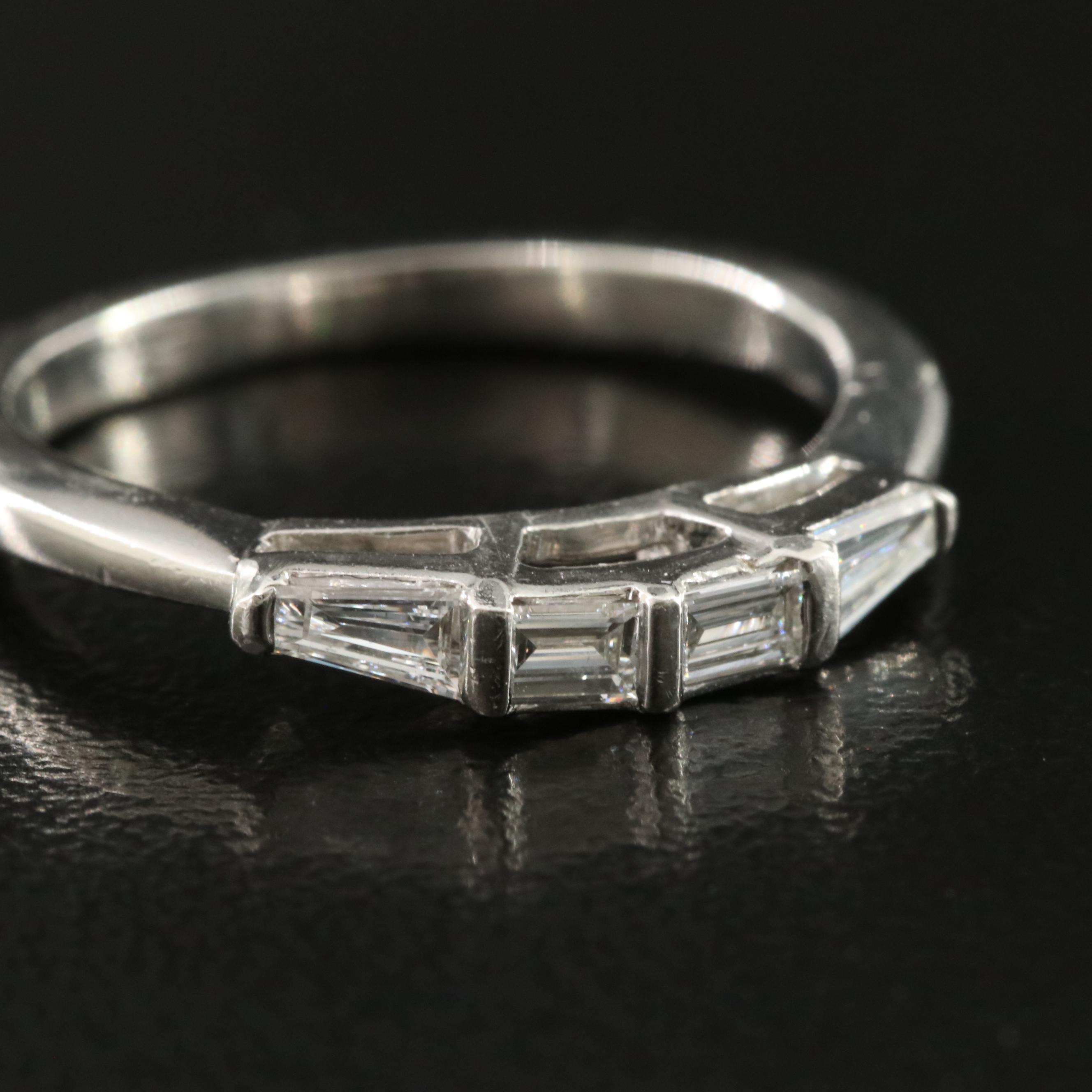 Platinum 0.30 CTW Diamond Band