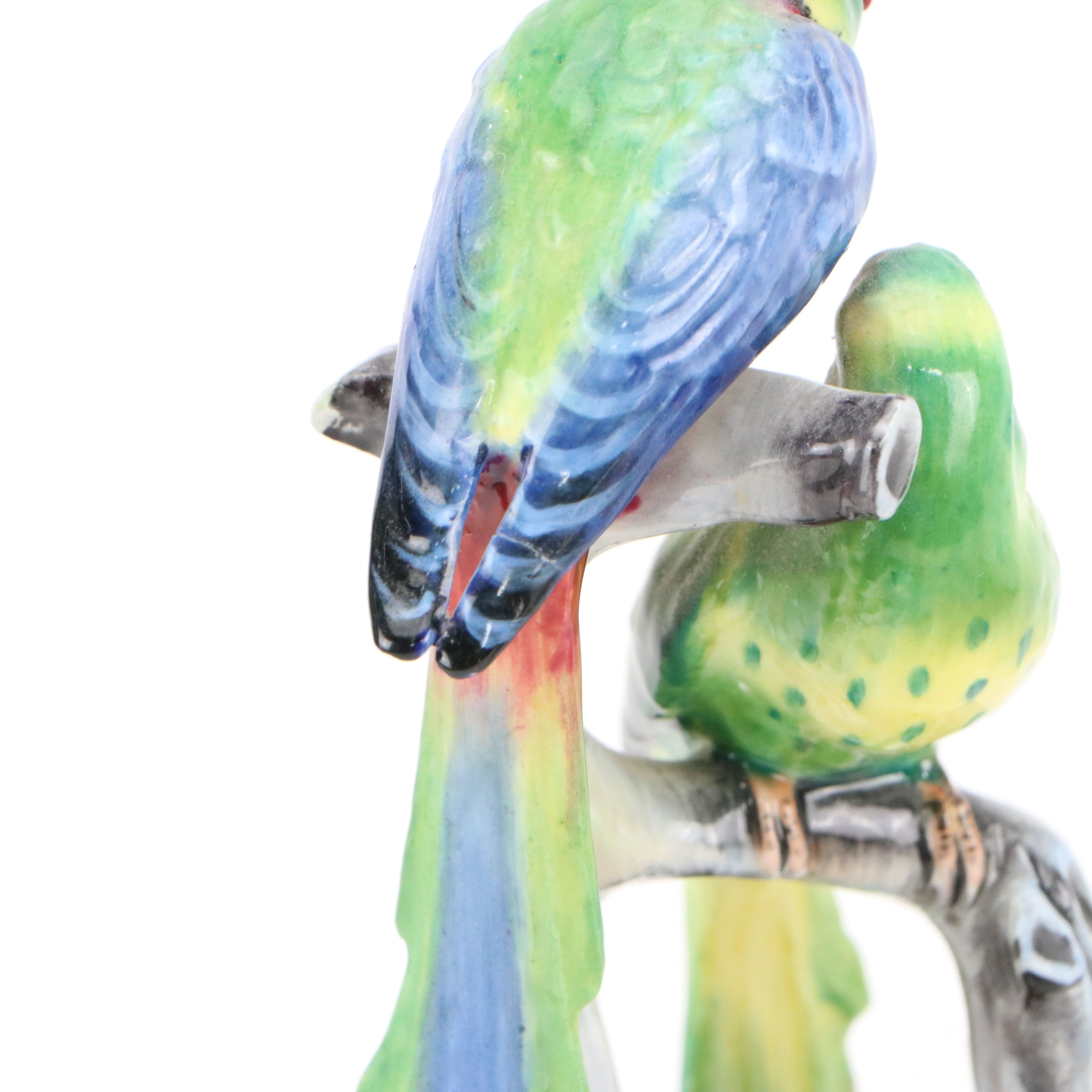 Adderley, Dahl Jensen and Boehm Glazed Ceramic and Bisque Porcelain Birds