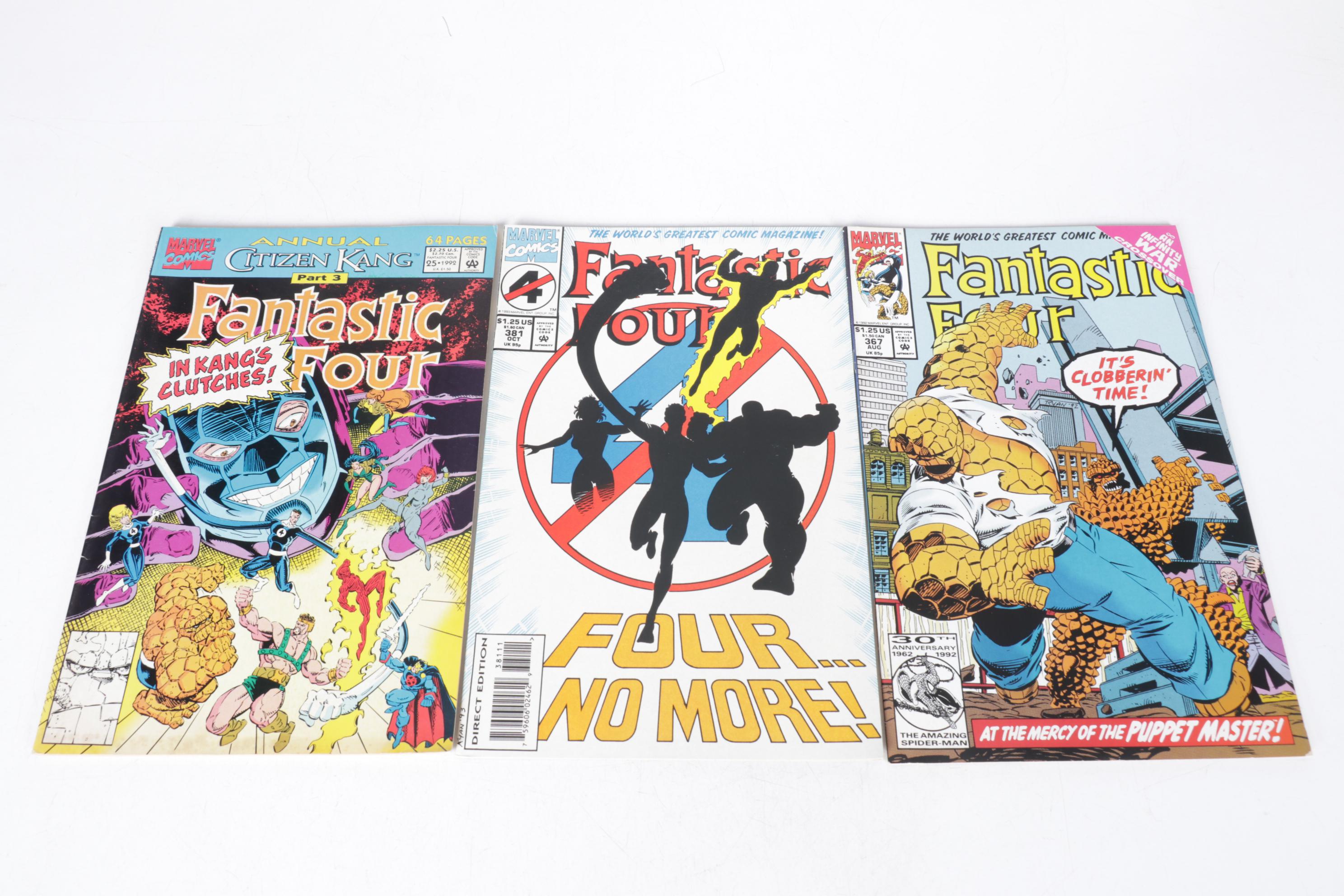 Bronze to Modern Age Marvel Comics Fantastic Four Comic Collection